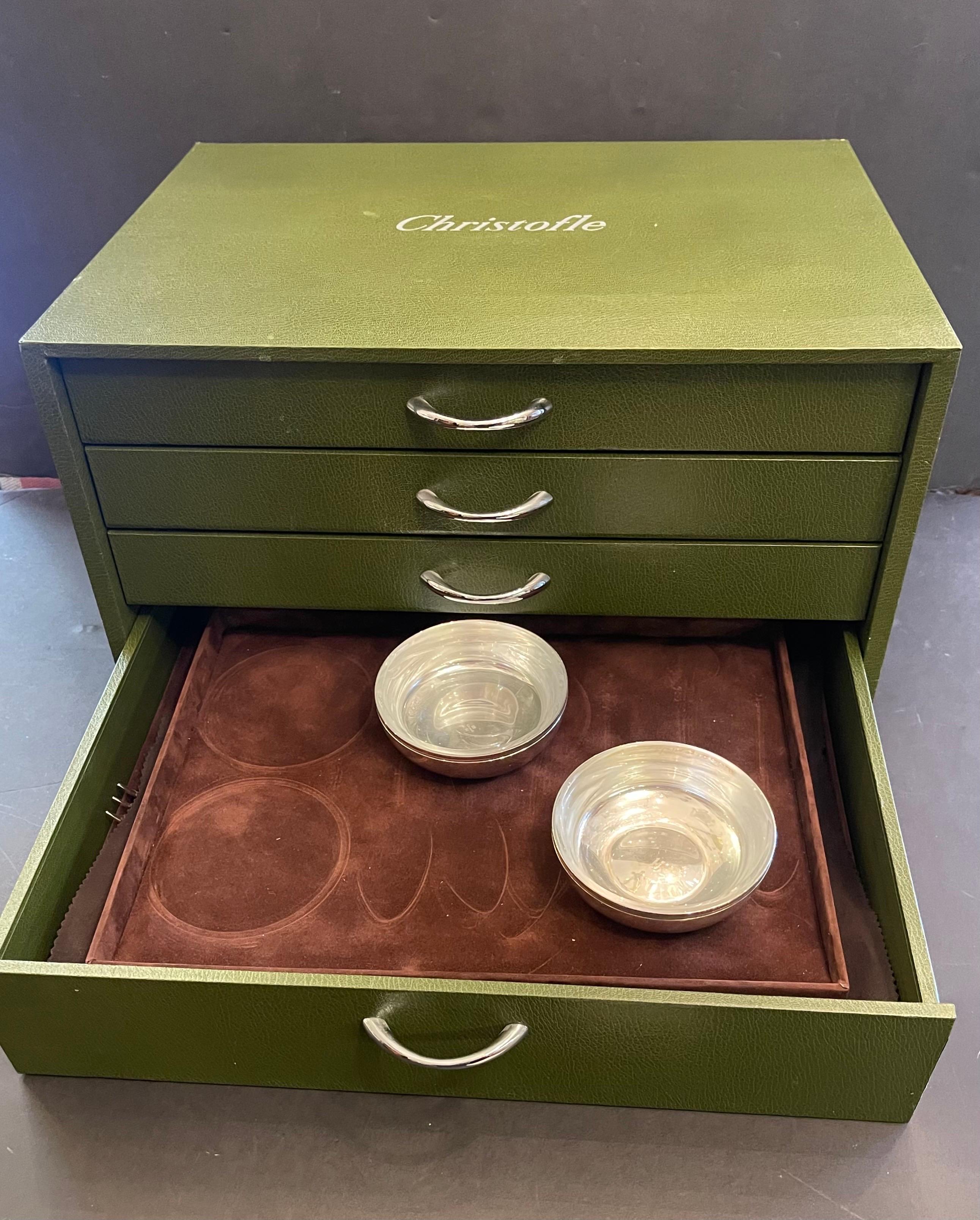 Wonderful Christofle Marly Five Piece Place Setting Silverplate 7 Serving Pieces 2