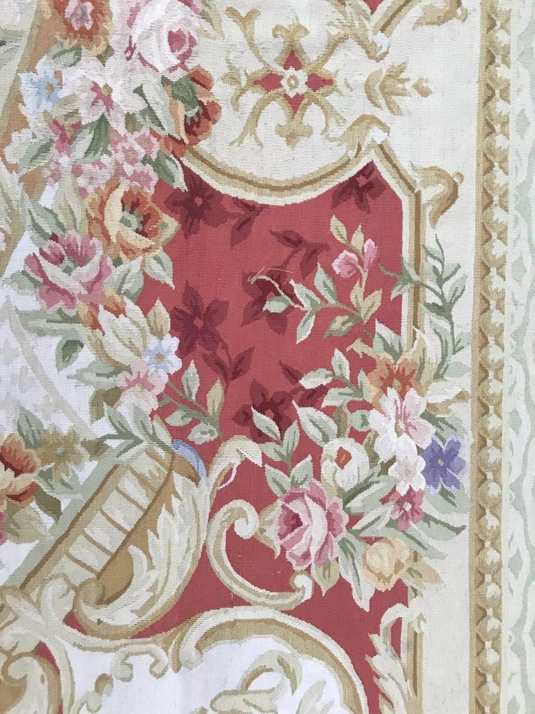 Wonderful Contemporary Large Aubusson Style Rug For Sale at 1stdibs