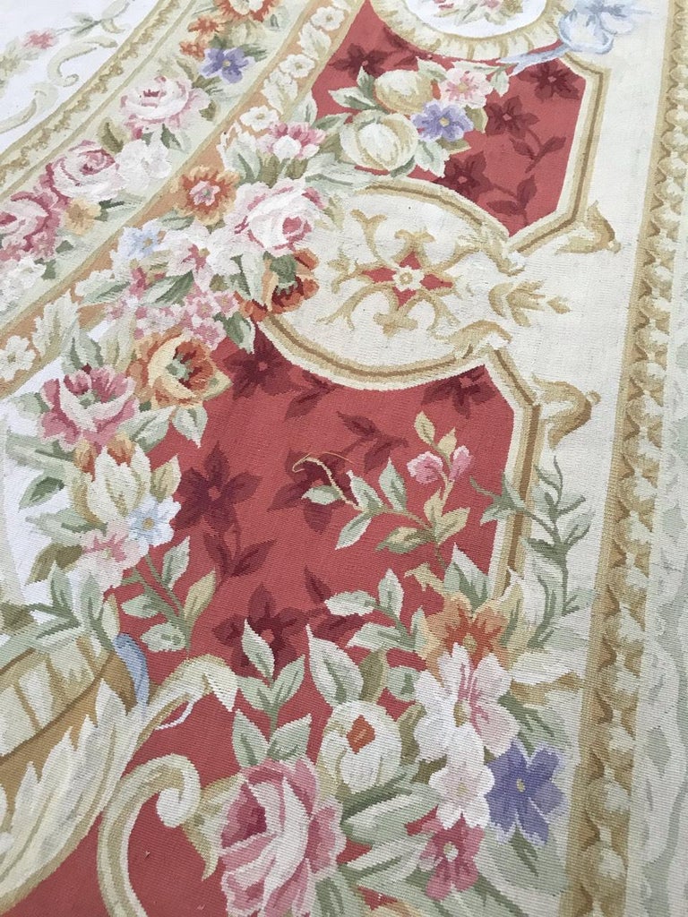 Wonderful Contemporary Large Aubusson Style Rug For Sale at 1stdibs