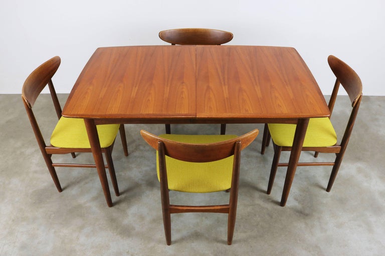 Wonderful Danish Design Dining Room Set Designed by Dyrlund in Teak 1950s at 1stDibs