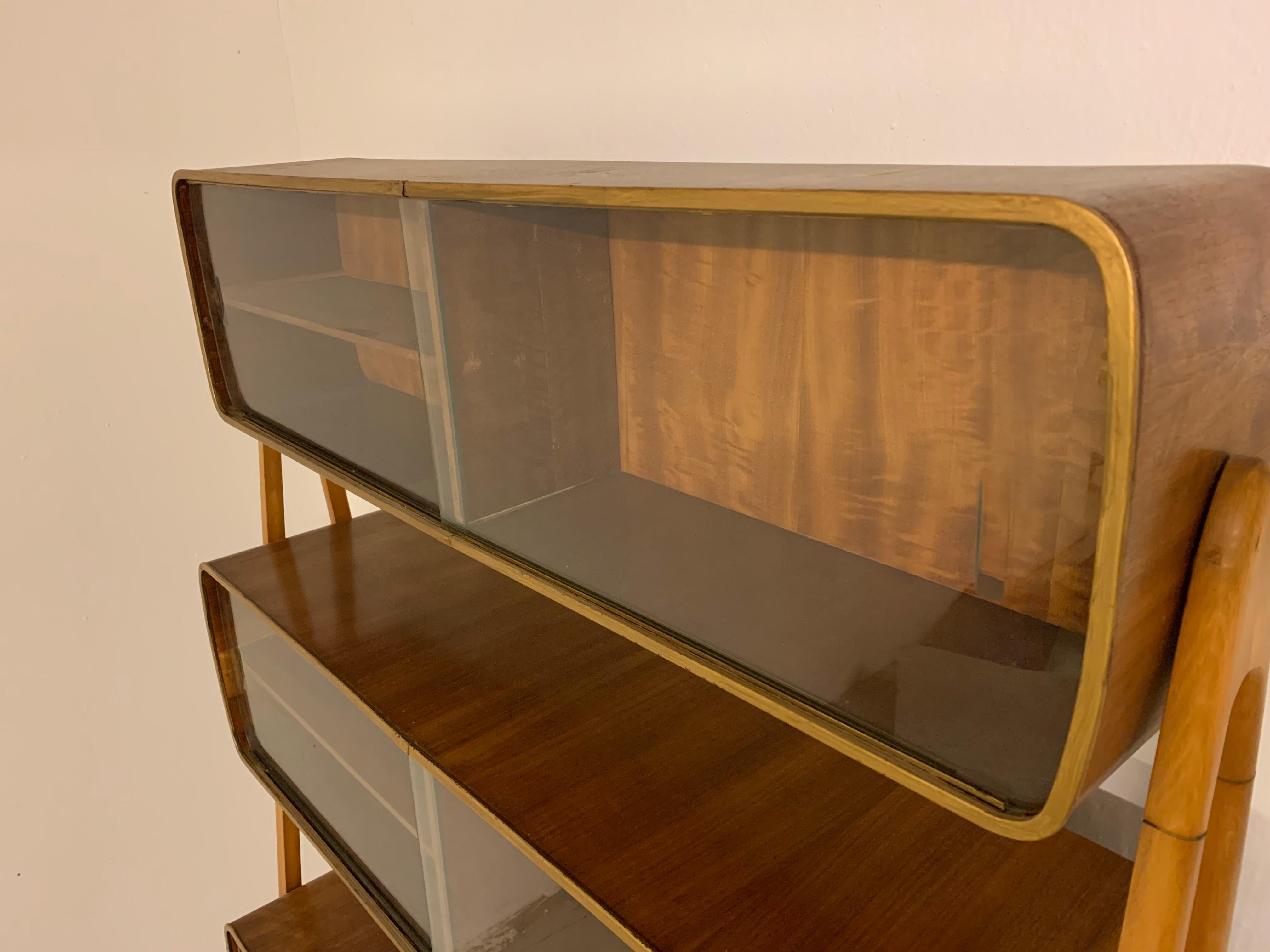 Italian Wonderful Display Storage Attributed to Franco Campo & Carlo Graffi For Sale