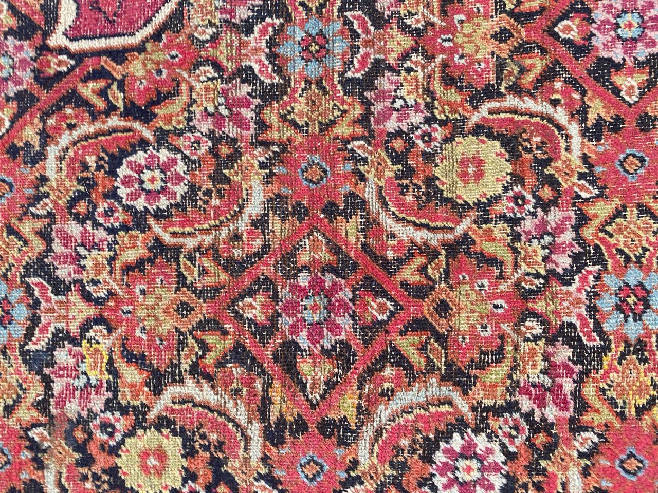 Bobyrug’s Wonderful Early 19th Century Antique Khorassan Rug For Sale 6