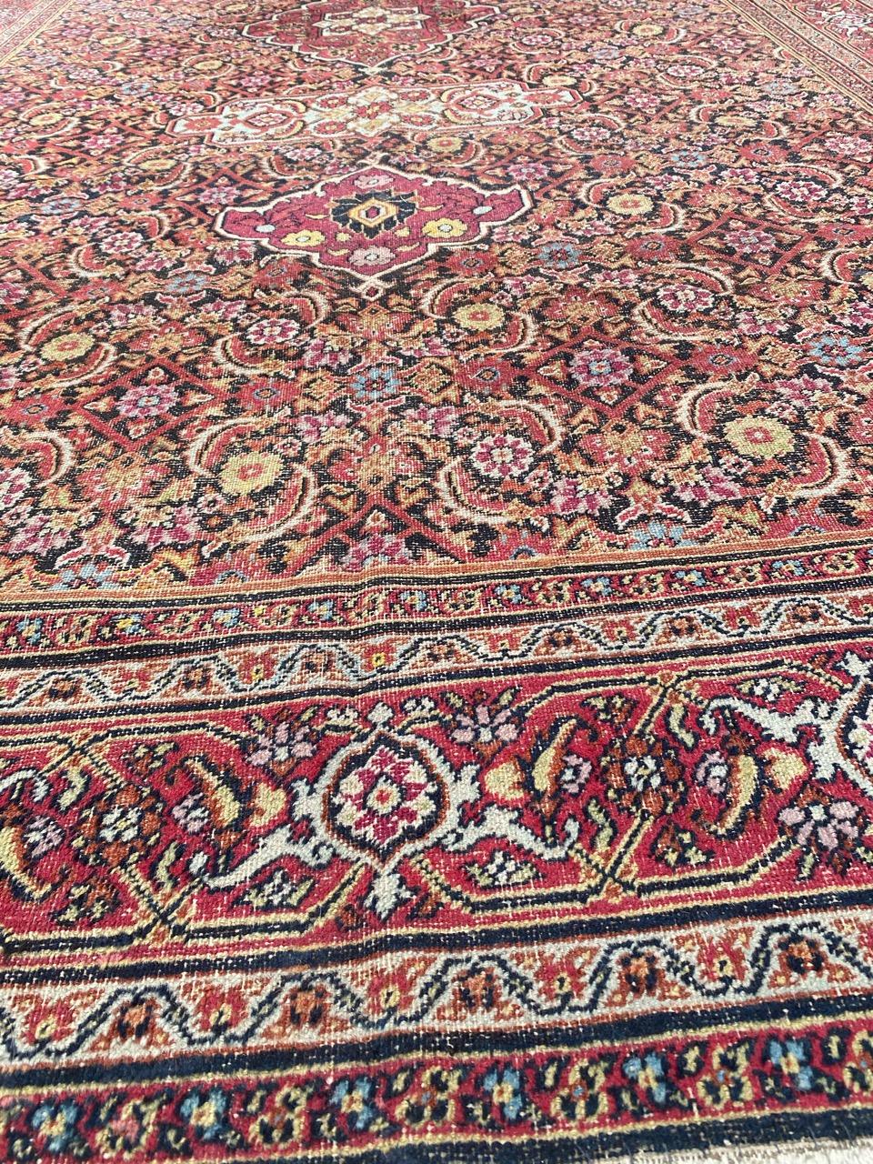 Bobyrug’s Wonderful Early 19th Century Antique Khorassan Rug For Sale 7