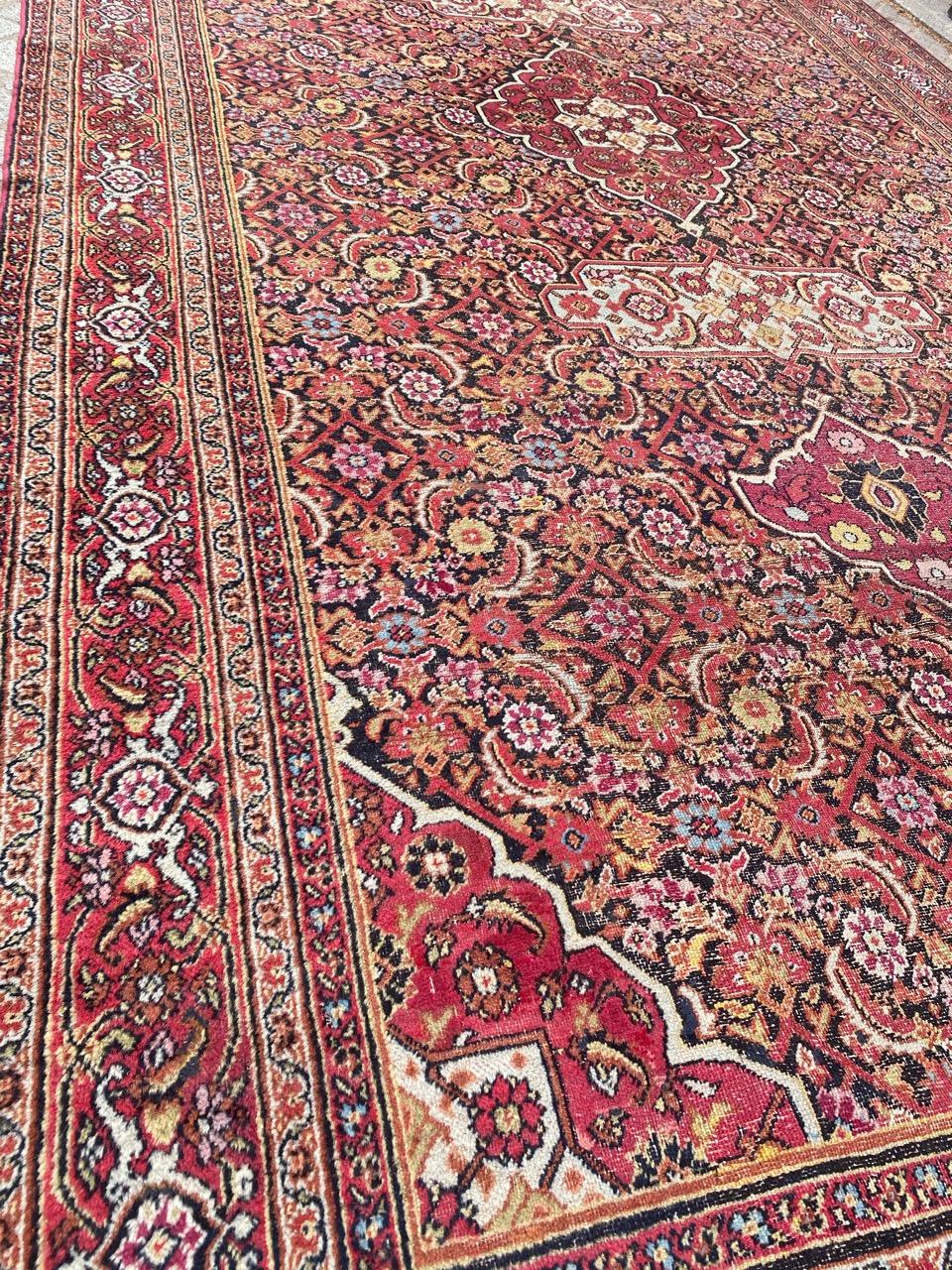 Bobyrug’s Wonderful Early 19th Century Antique Khorassan Rug For Sale 8