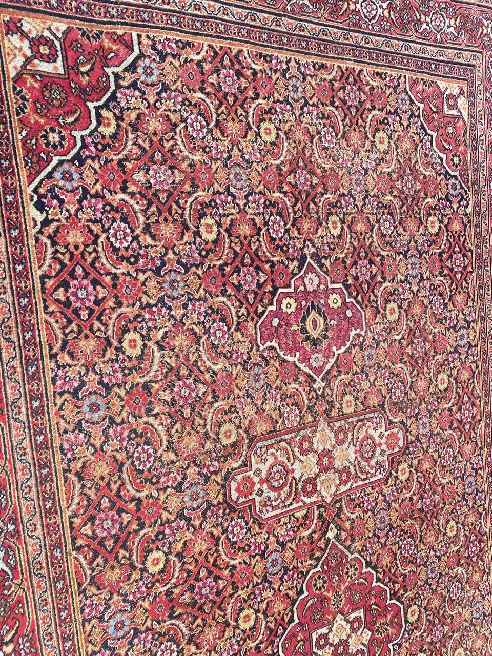 Bobyrug’s Wonderful Early 19th Century Antique Khorassan Rug For Sale 9
