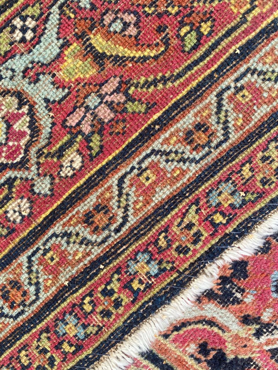 Bobyrug’s Wonderful Early 19th Century Antique Khorassan Rug For Sale 13