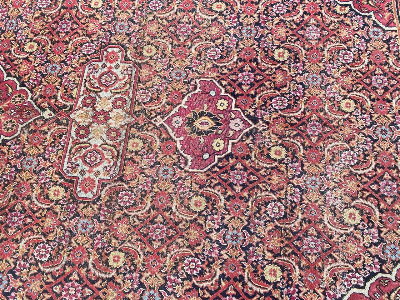 Central Asian Bobyrug’s Wonderful Early 19th Century Antique Khorassan Rug For Sale