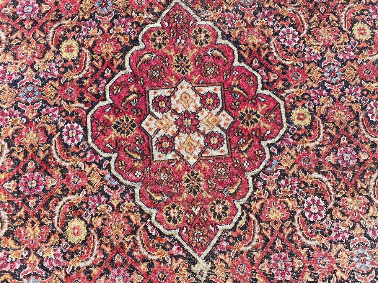 Bobyrug’s Wonderful Early 19th Century Antique Khorassan Rug For Sale 1