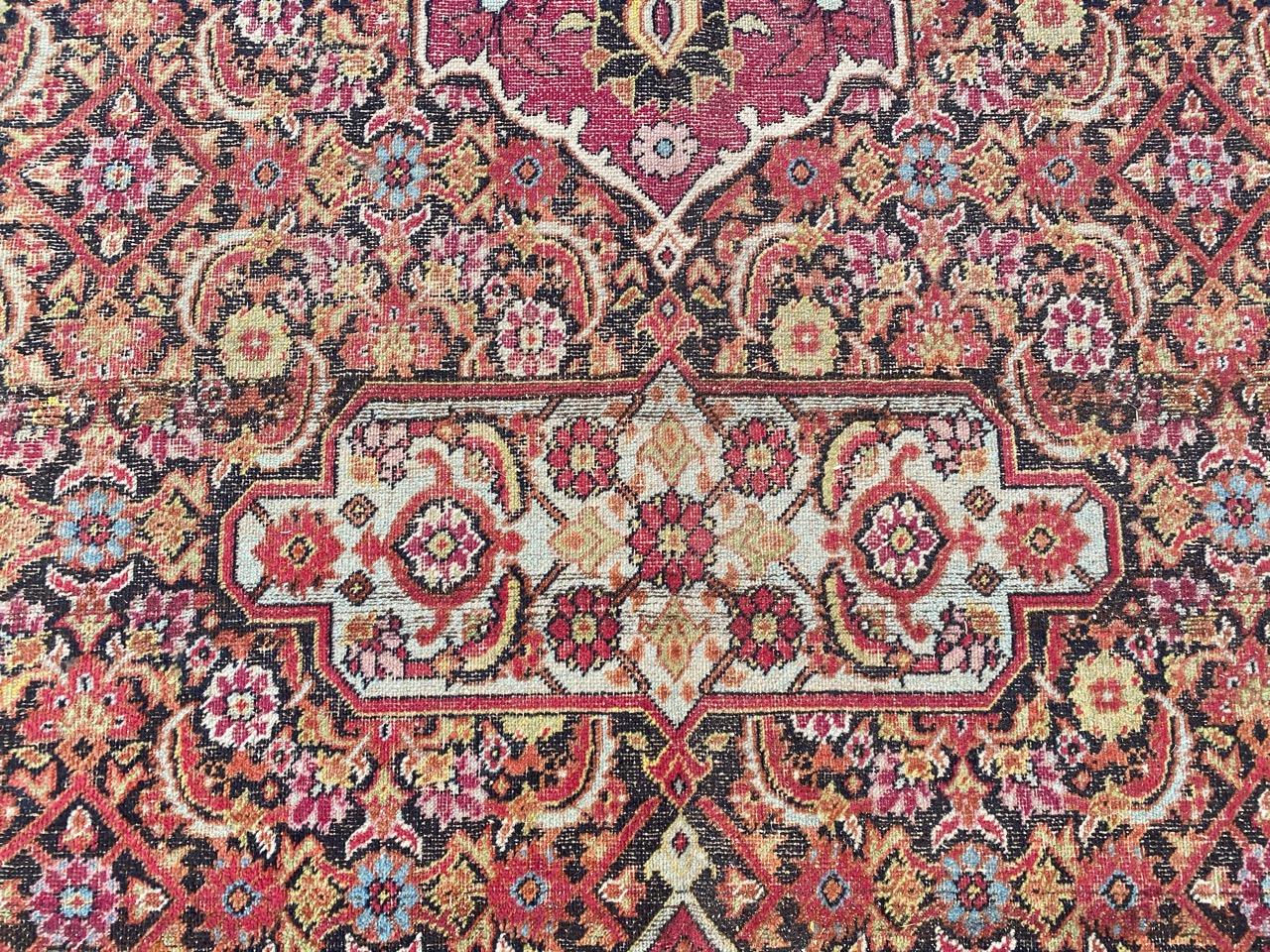 Bobyrug’s Wonderful Early 19th Century Antique Khorassan Rug For Sale 2