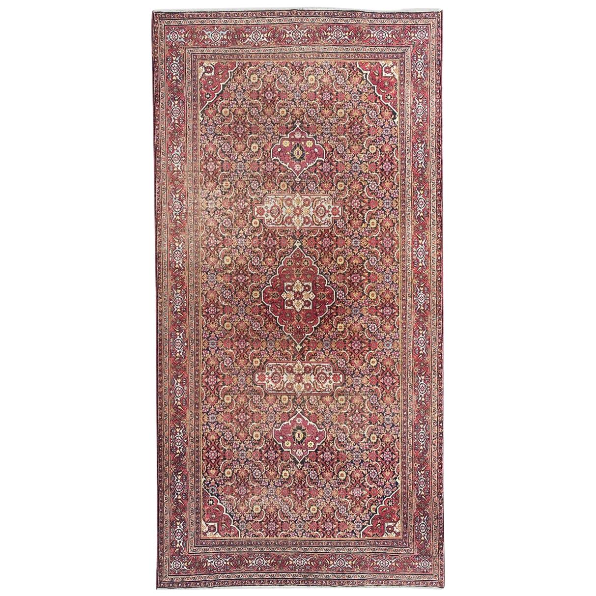 Bobyrugs wundervoller antiker Khorassan-Teppich aus dem frühen 19.