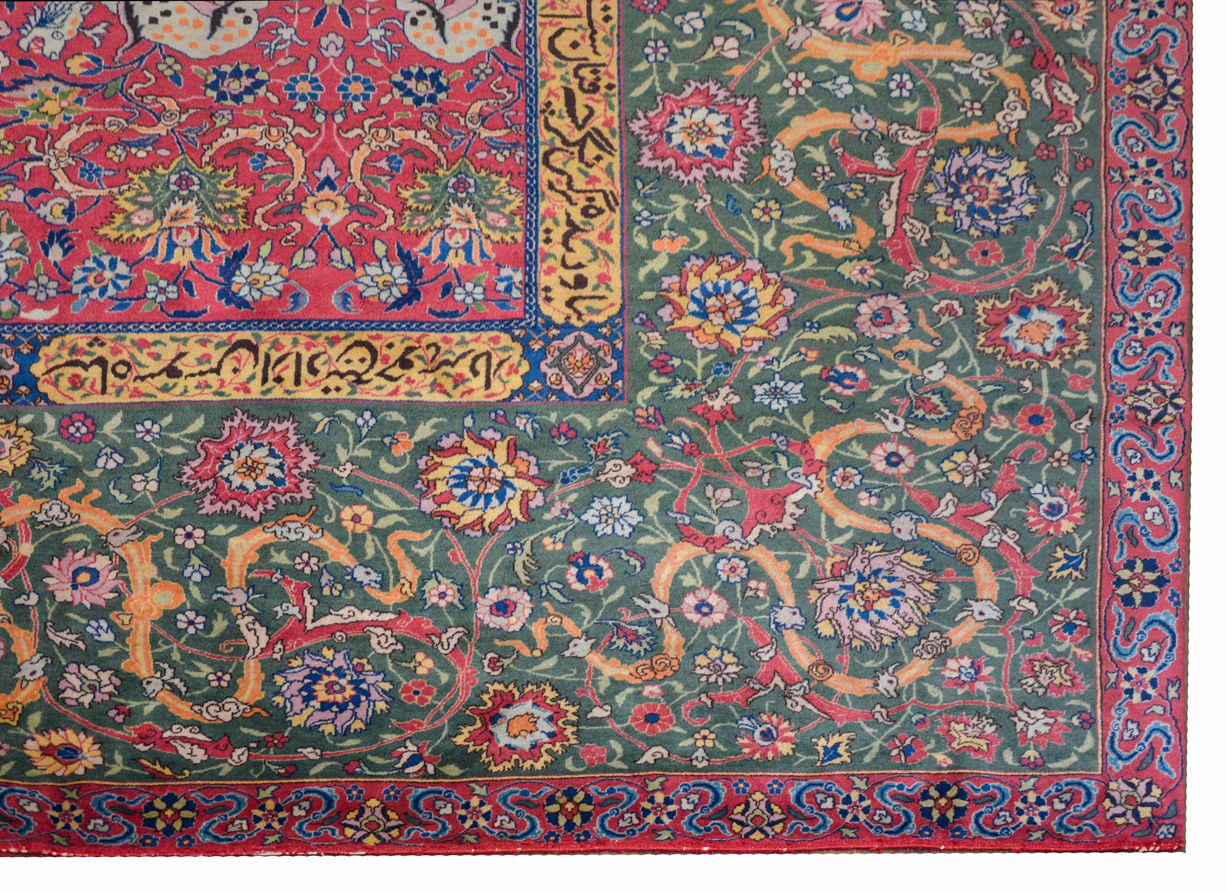 Wonderful Early 20th Century Agra Rug For Sale 4