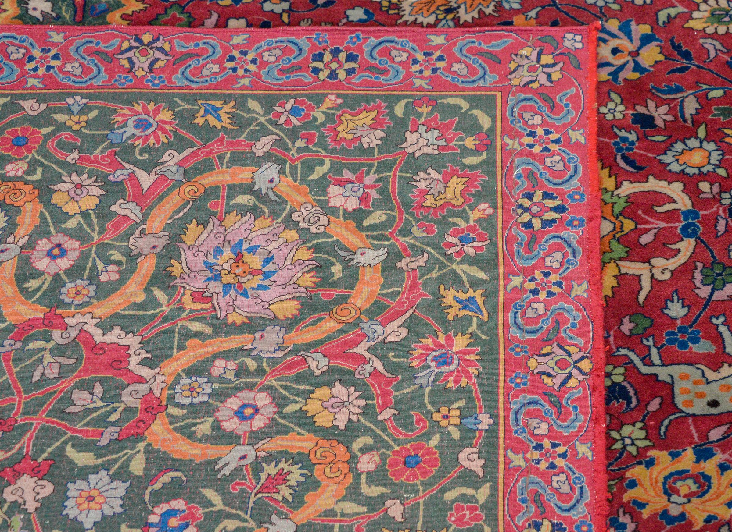 Wonderful Early 20th Century Agra Rug For Sale 5
