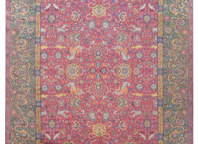 Wonderful Early 20th Century Agra Rug For Sale at 1stDibs