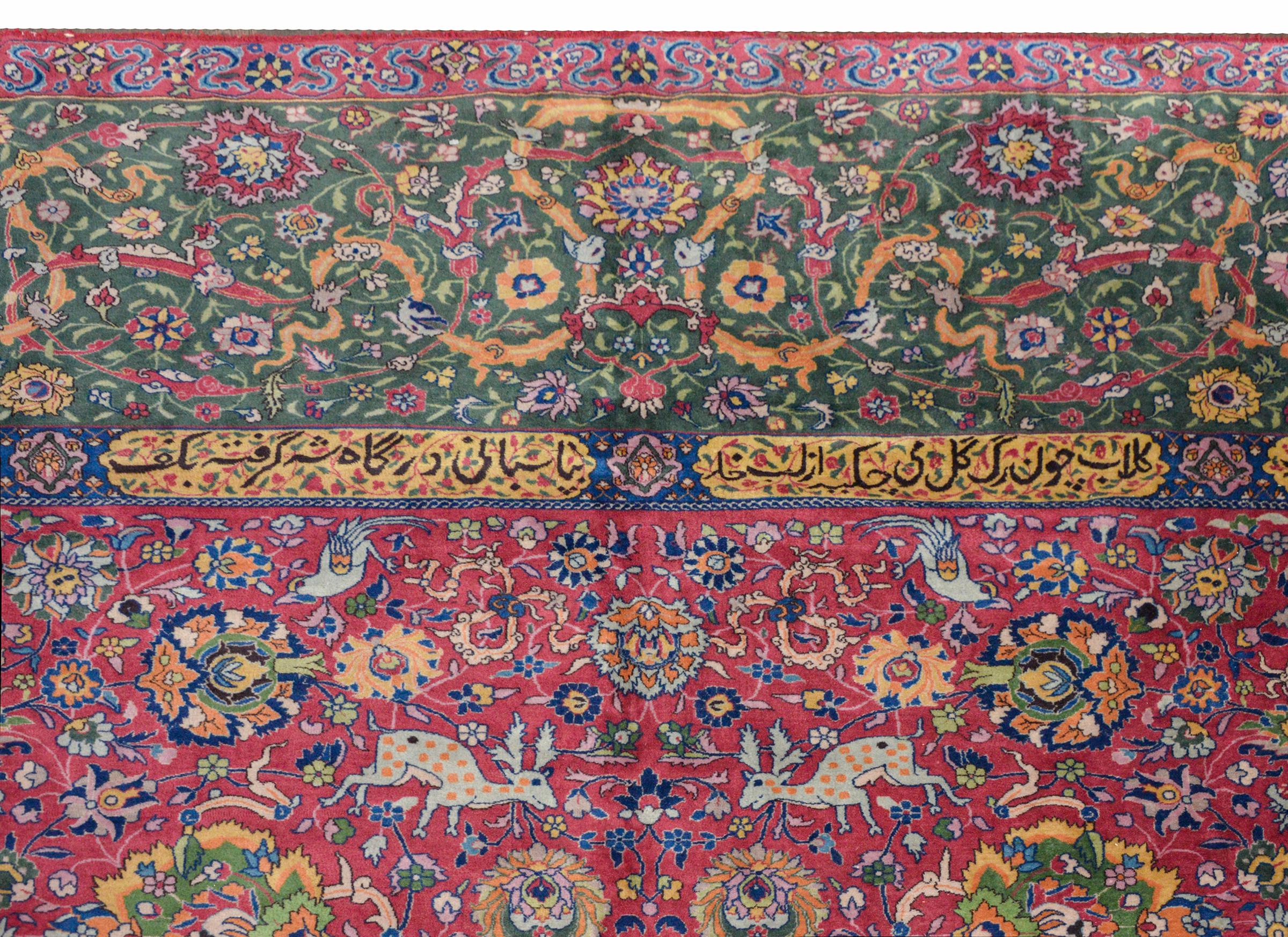 Vegetable Dyed Wonderful Early 20th Century Agra Rug For Sale