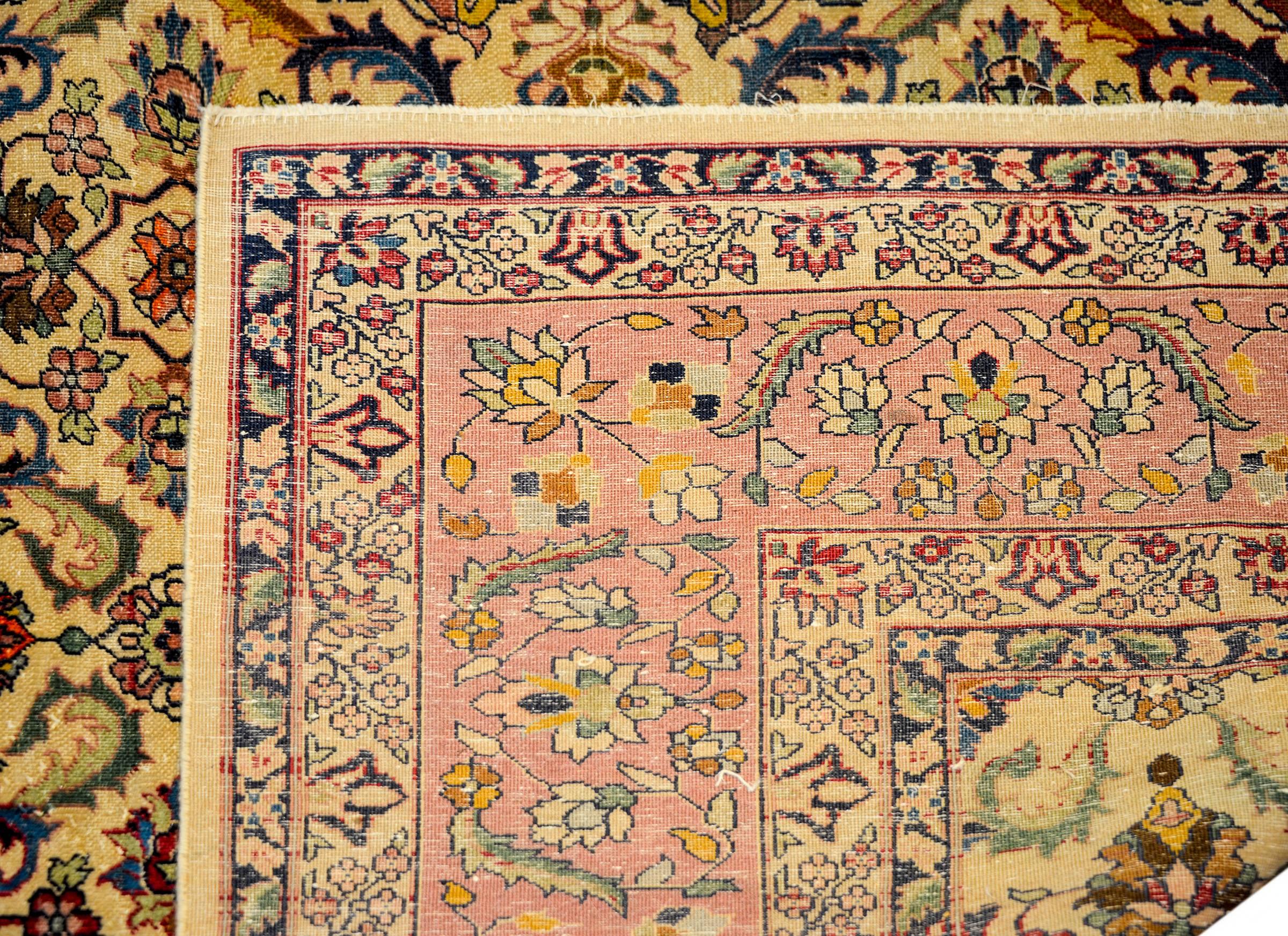 Wool Wonderful Early 20th Century Agra Rug For Sale