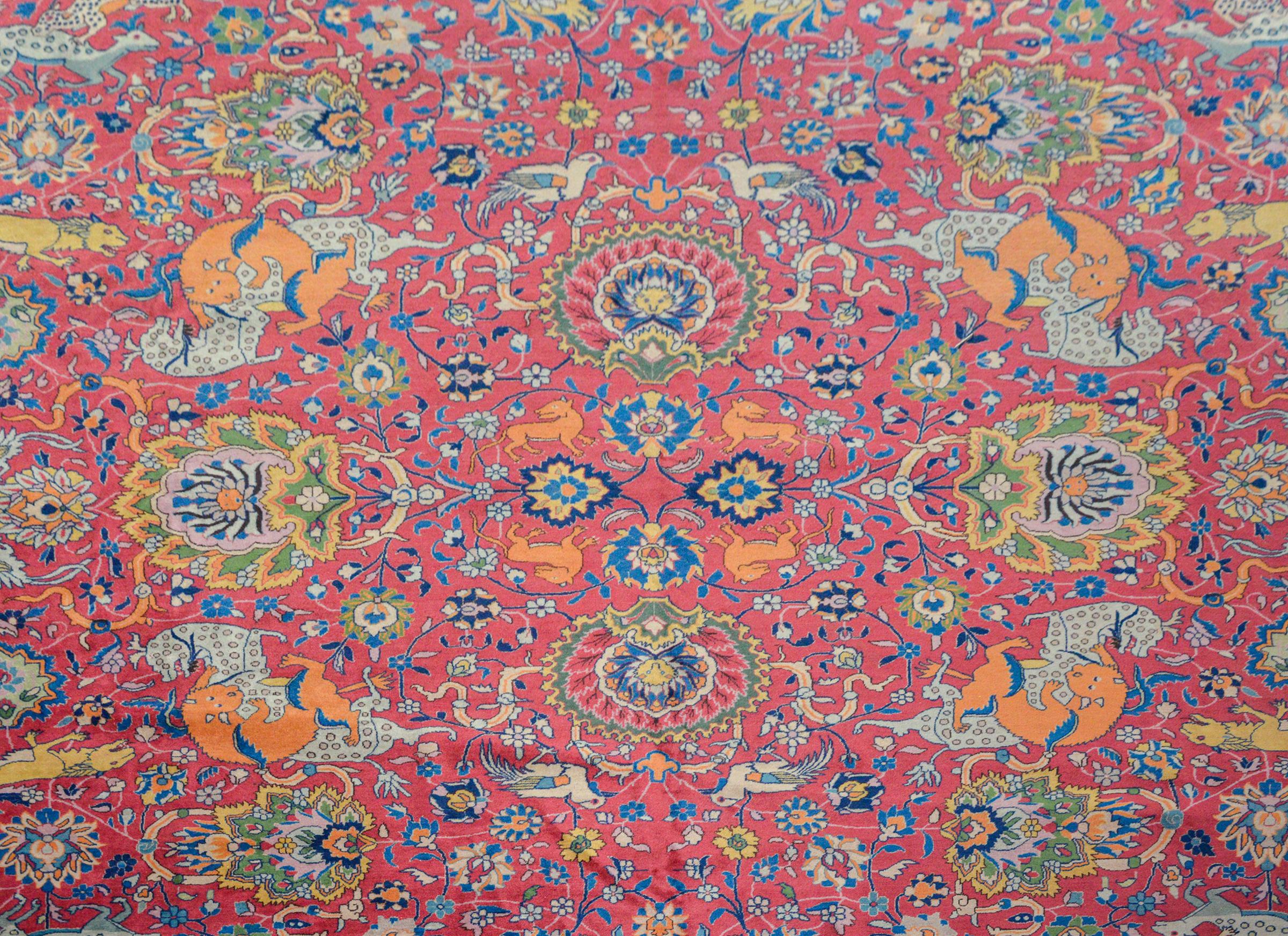 Wonderful Early 20th Century Agra Rug For Sale 2