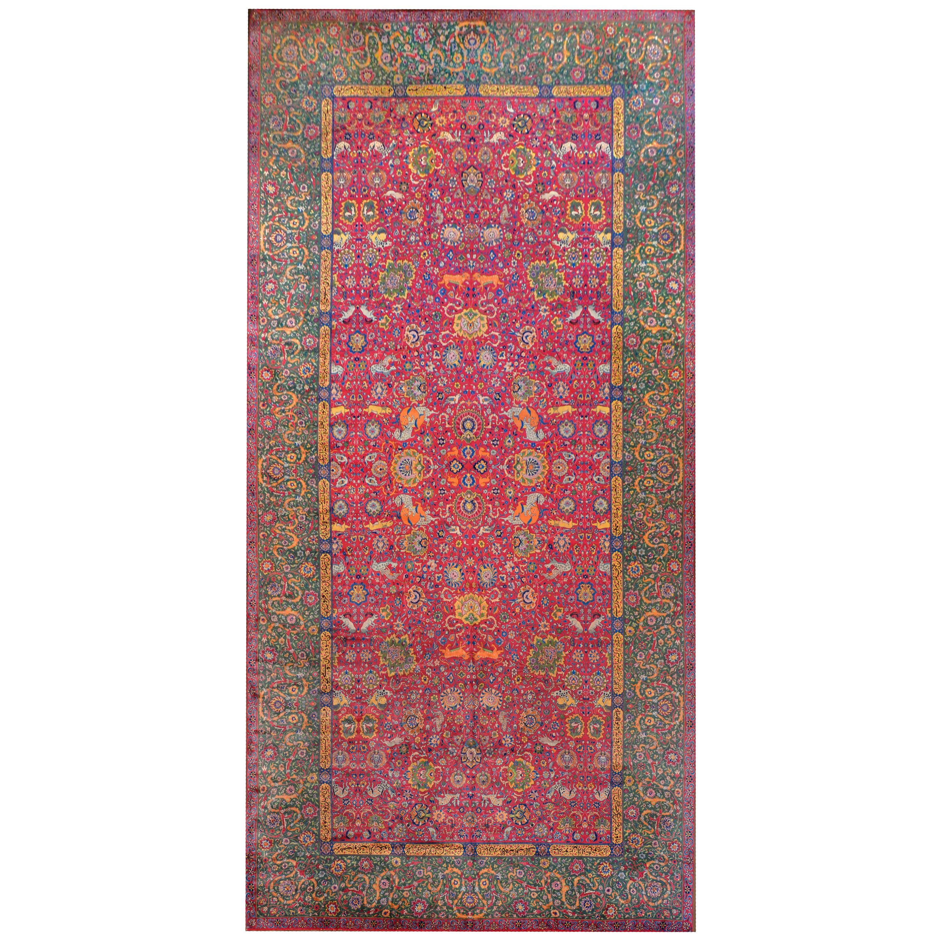 Wunderschöner Agra-Teppich aus dem frühen 20.