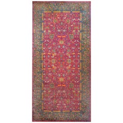 Antique Wonderful Early 20th Century Agra Rug