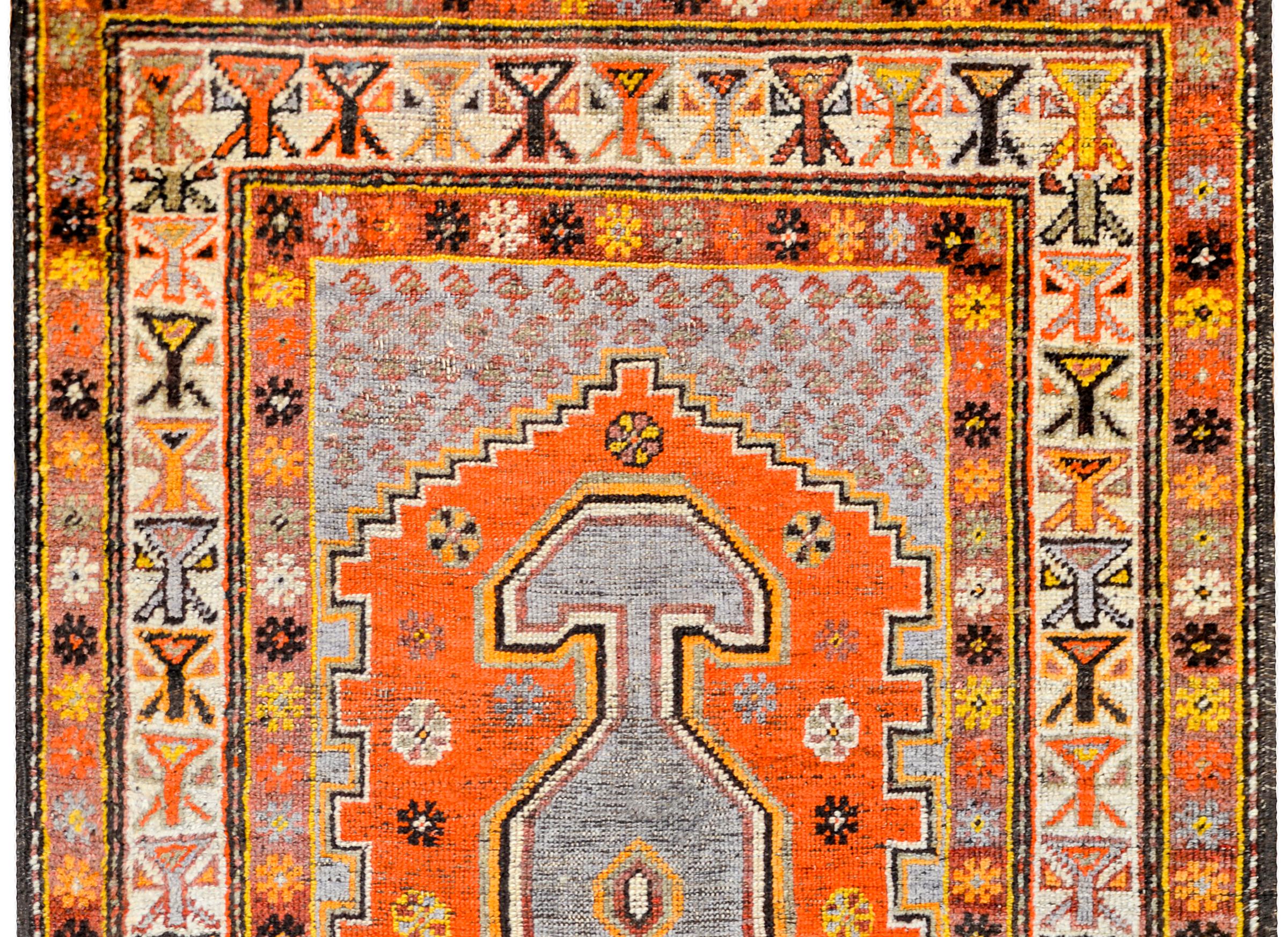 Vegetable Dyed Wonderful Early 20th Century Anatolian Rug