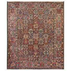 Wonderful Early 20th Century Bakhtiari Rug
