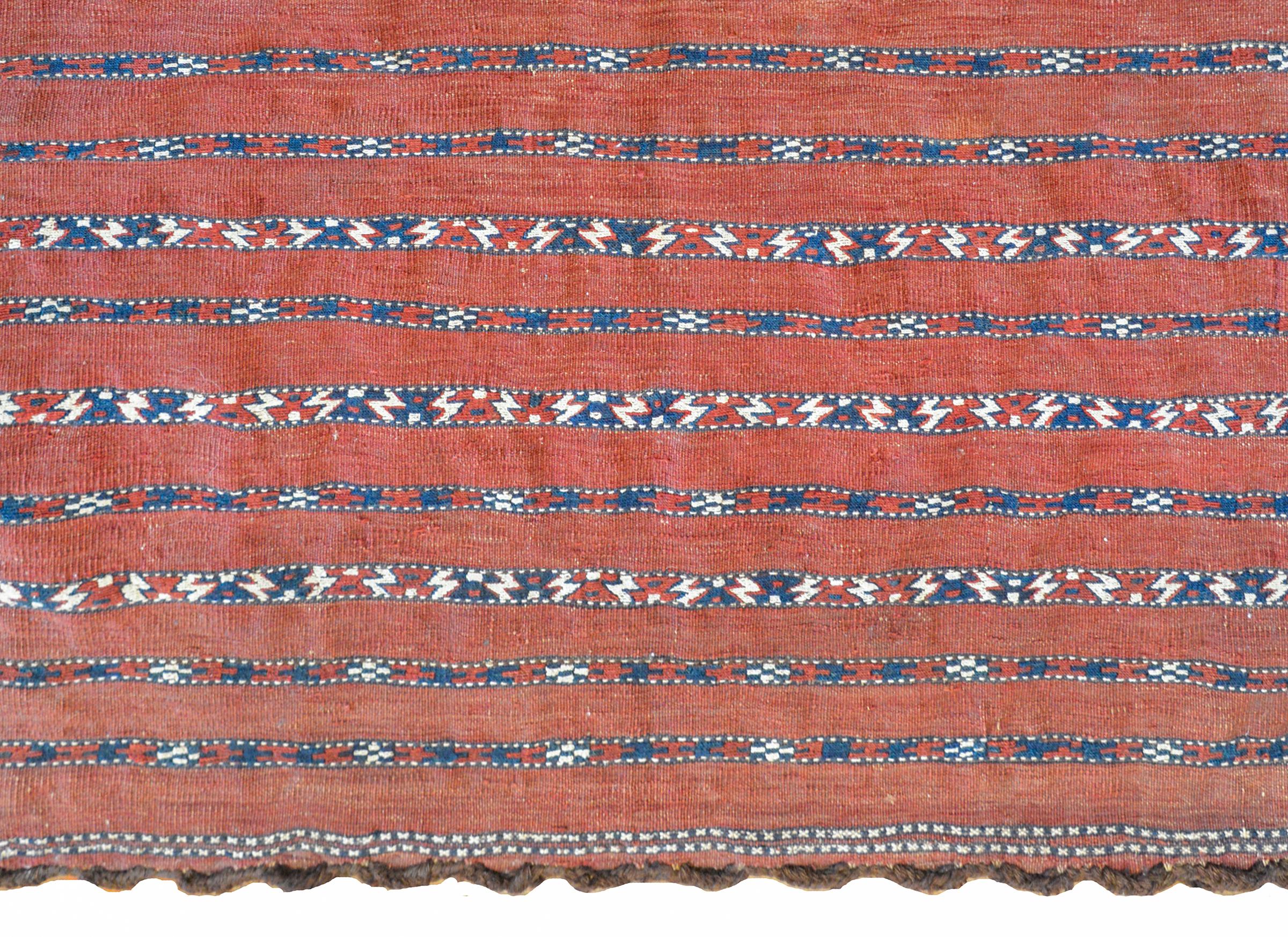 Wunderschöner Baluch Bagface-Teppich aus dem frühen 20 (Kelim) im Angebot