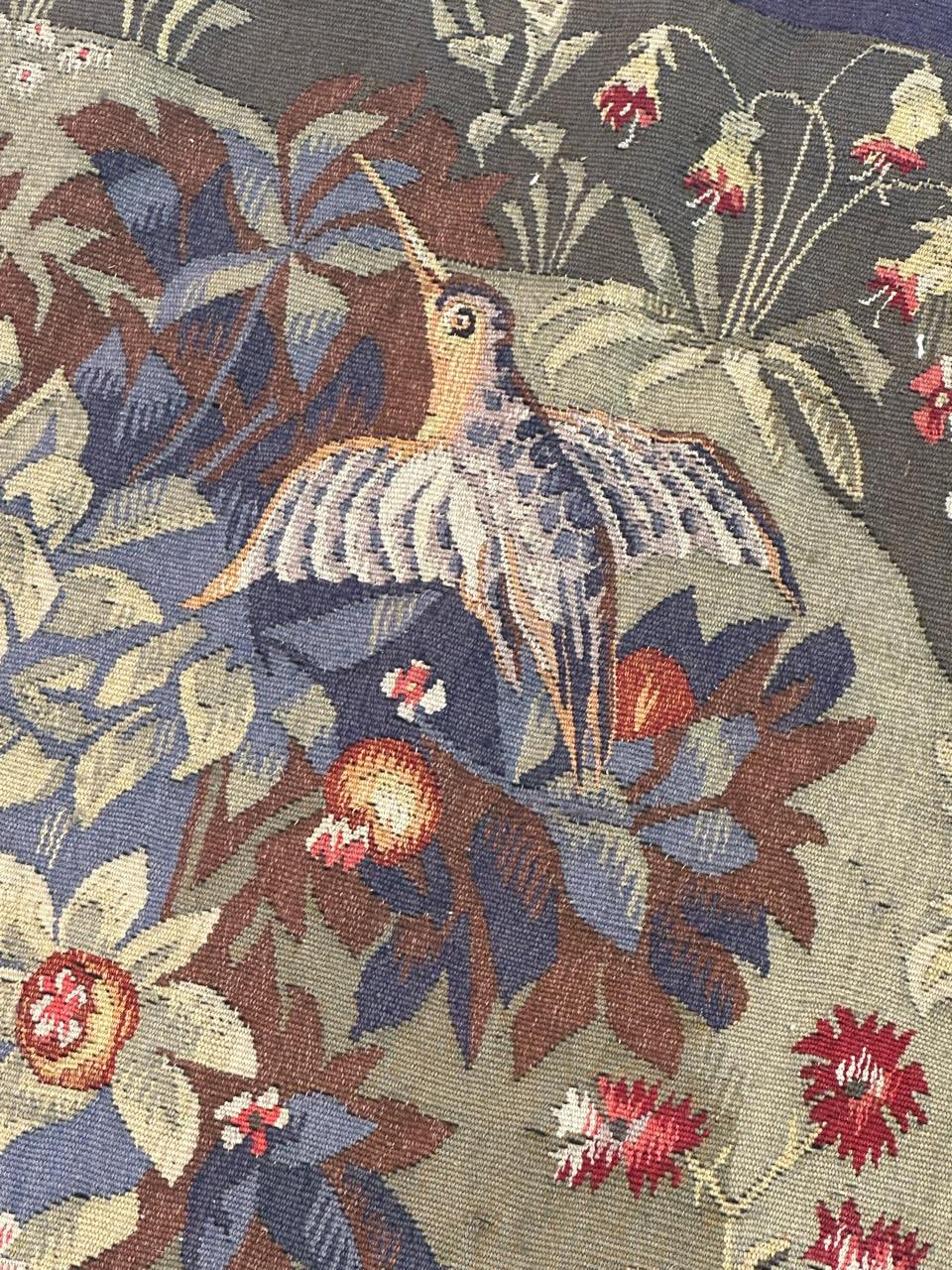 Merveilleuse tapisserie d'Aubusson française du début du 20TH CENTURY DESIGN tapisserie médiévale en vente 2