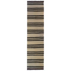 Antique Wonderful Early 20th Century Gabbeh Kilim Runner