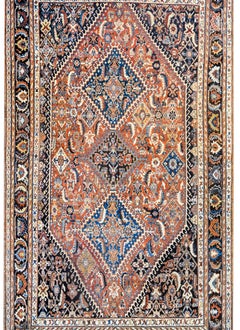 Wonderful Early 20th Century Ghashghaei Rug