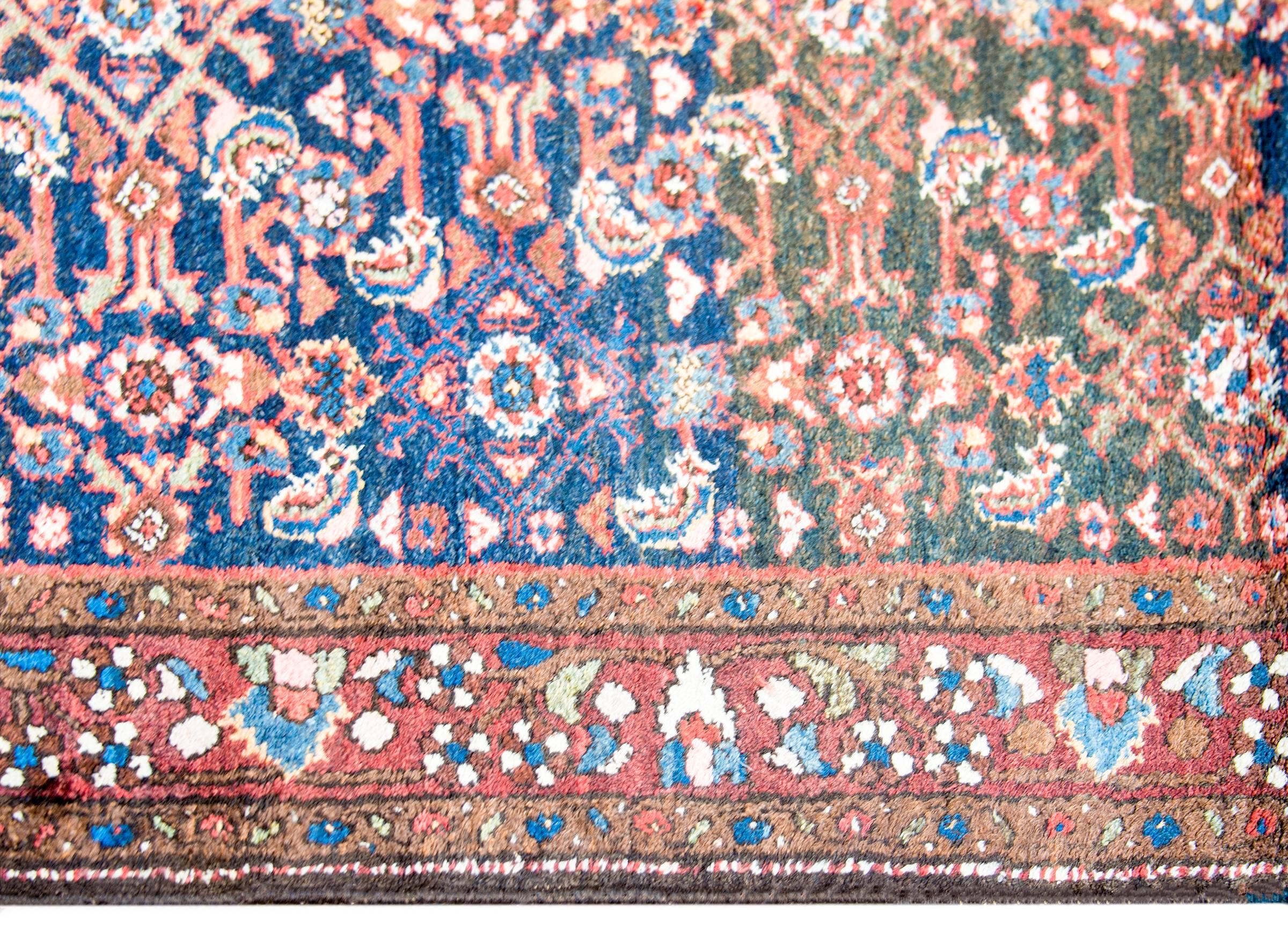 Persian Wonderful Early 20th Century Herati Hamadan Rug For Sale