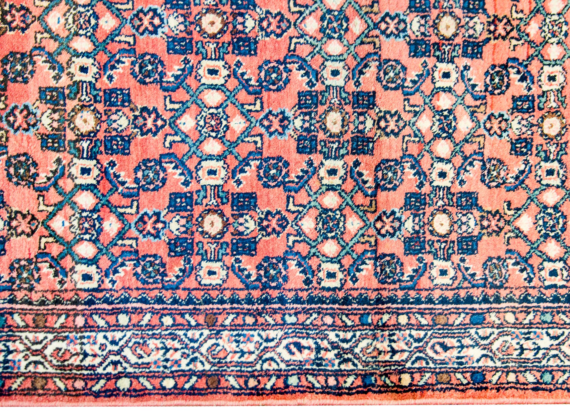 Persian Wonderful Early 20th Century Herati Rug For Sale