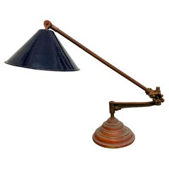 Wonderful Early 20th Century Industrial Desk Lamp by OC White