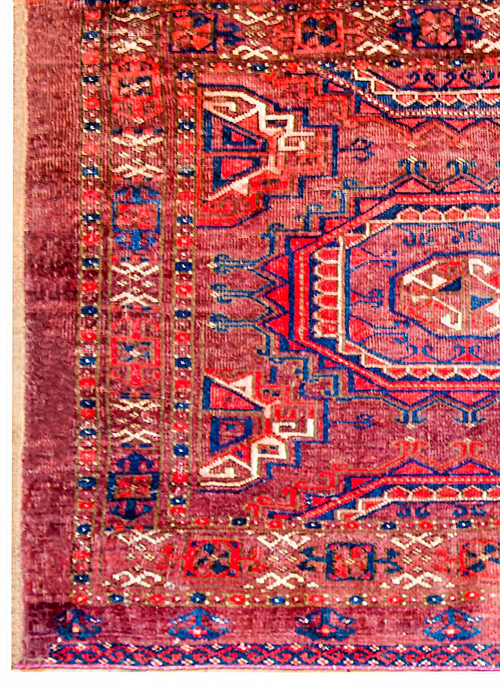 Turkmène Merveilleux tapis de juval du début du 20e siècle en vente