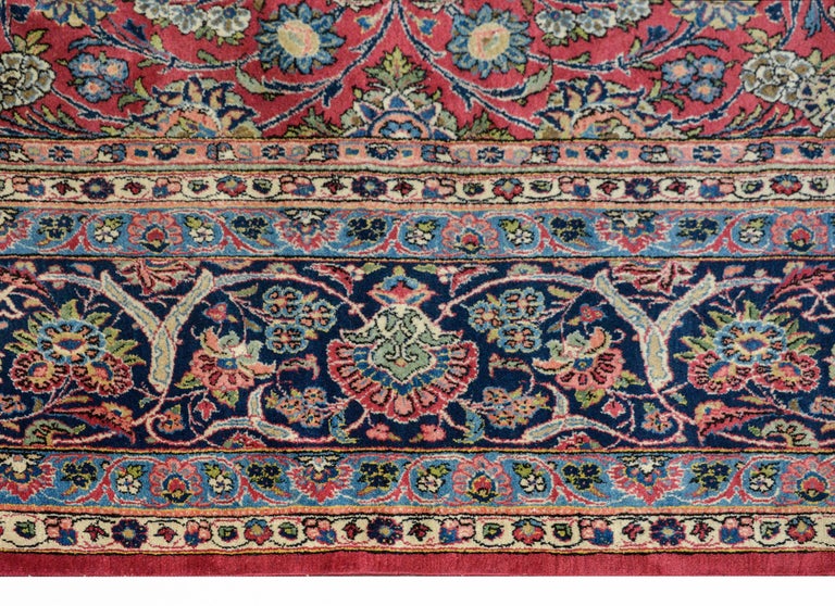 Wonderful Early 20th Century Kashan Dabir Rug For Sale at 1stDibs
