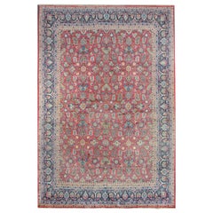 Wunderschöner Kashan-Dabir-Teppich aus dem frühen 20