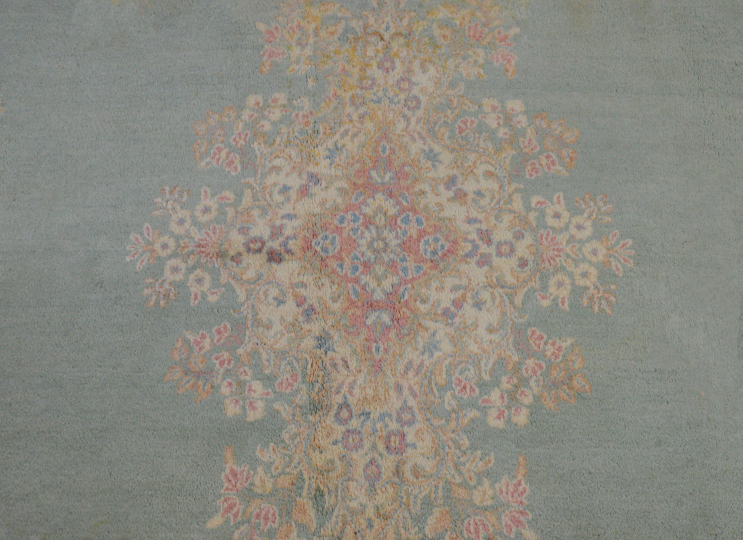 Vegetable Dyed Wonderful Early 20th Century Kirman Rug For Sale