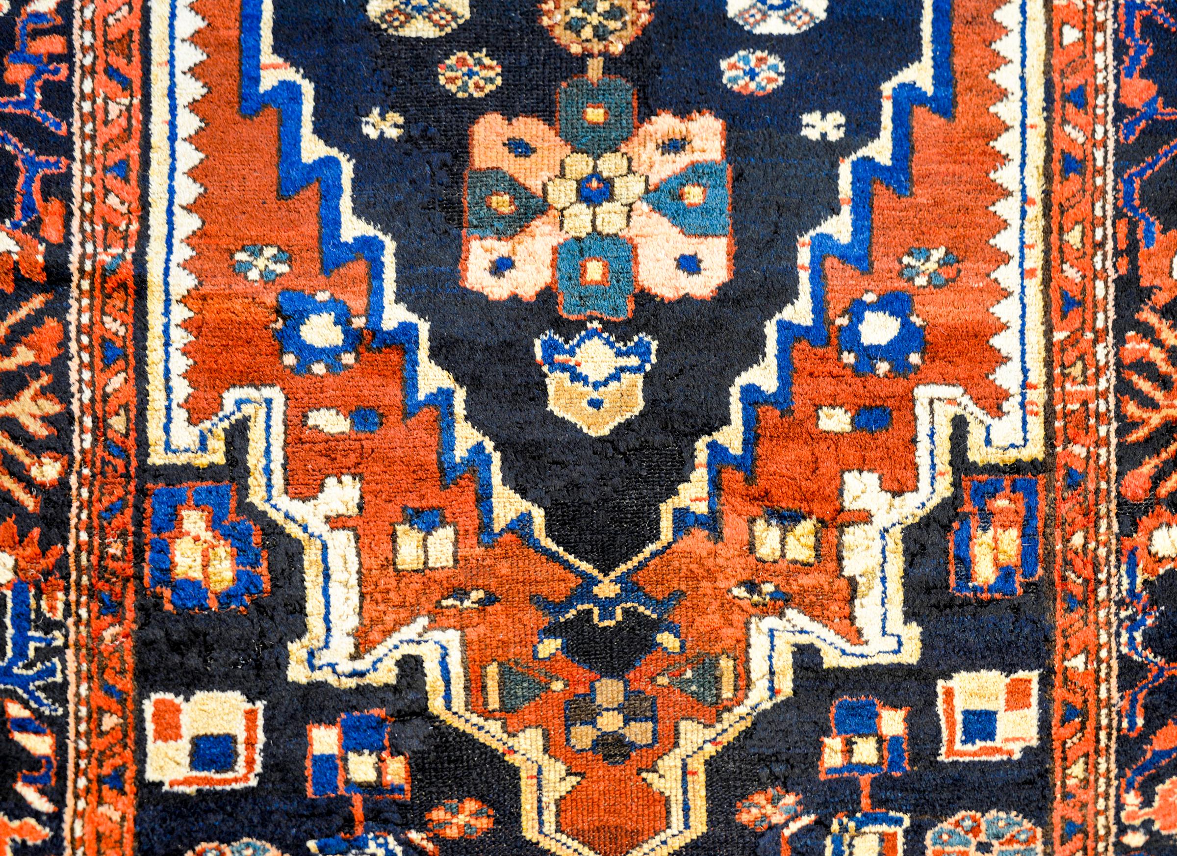 Vegetable Dyed Wonderful Early 20th Century Lori Rug For Sale
