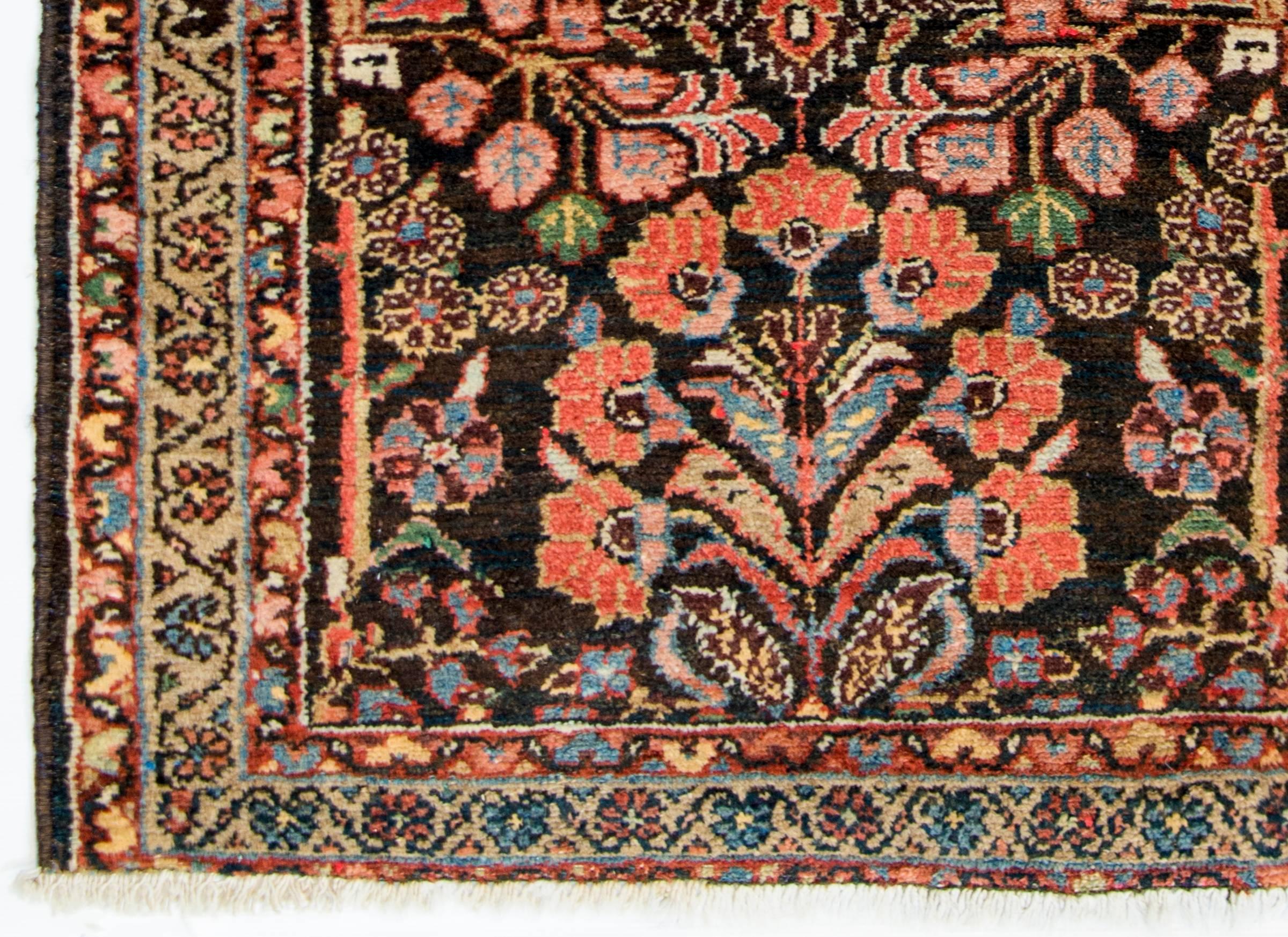 Vegetable Dyed Wonderful Early 20th Century Malayer Rug