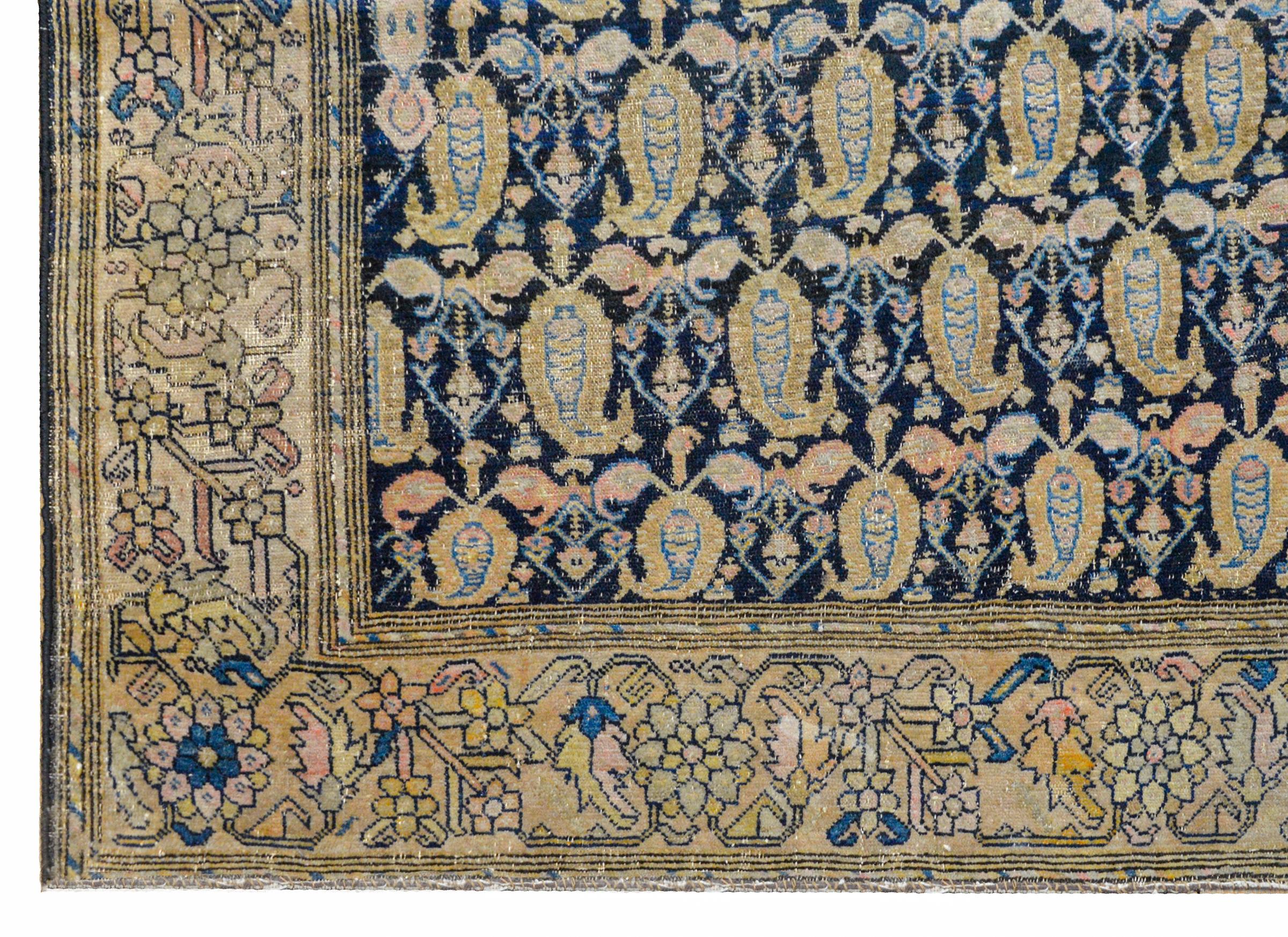 Wonderful Early 20th Century Malayer Rug For Sale 1