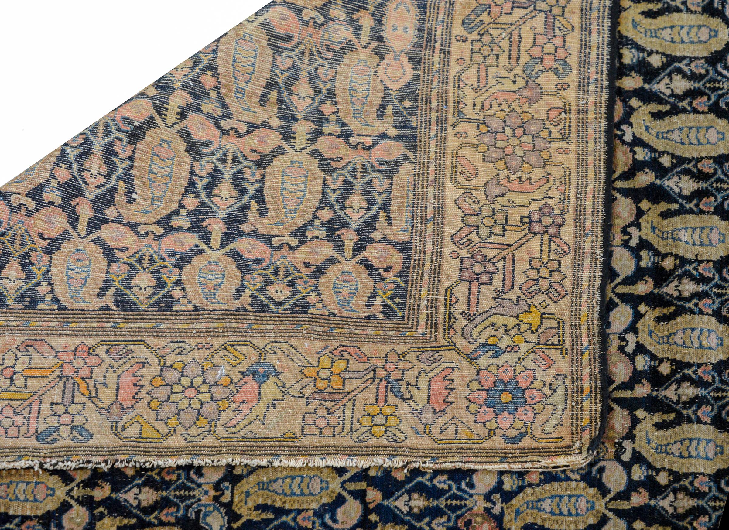 Wonderful Early 20th Century Malayer Rug For Sale 3