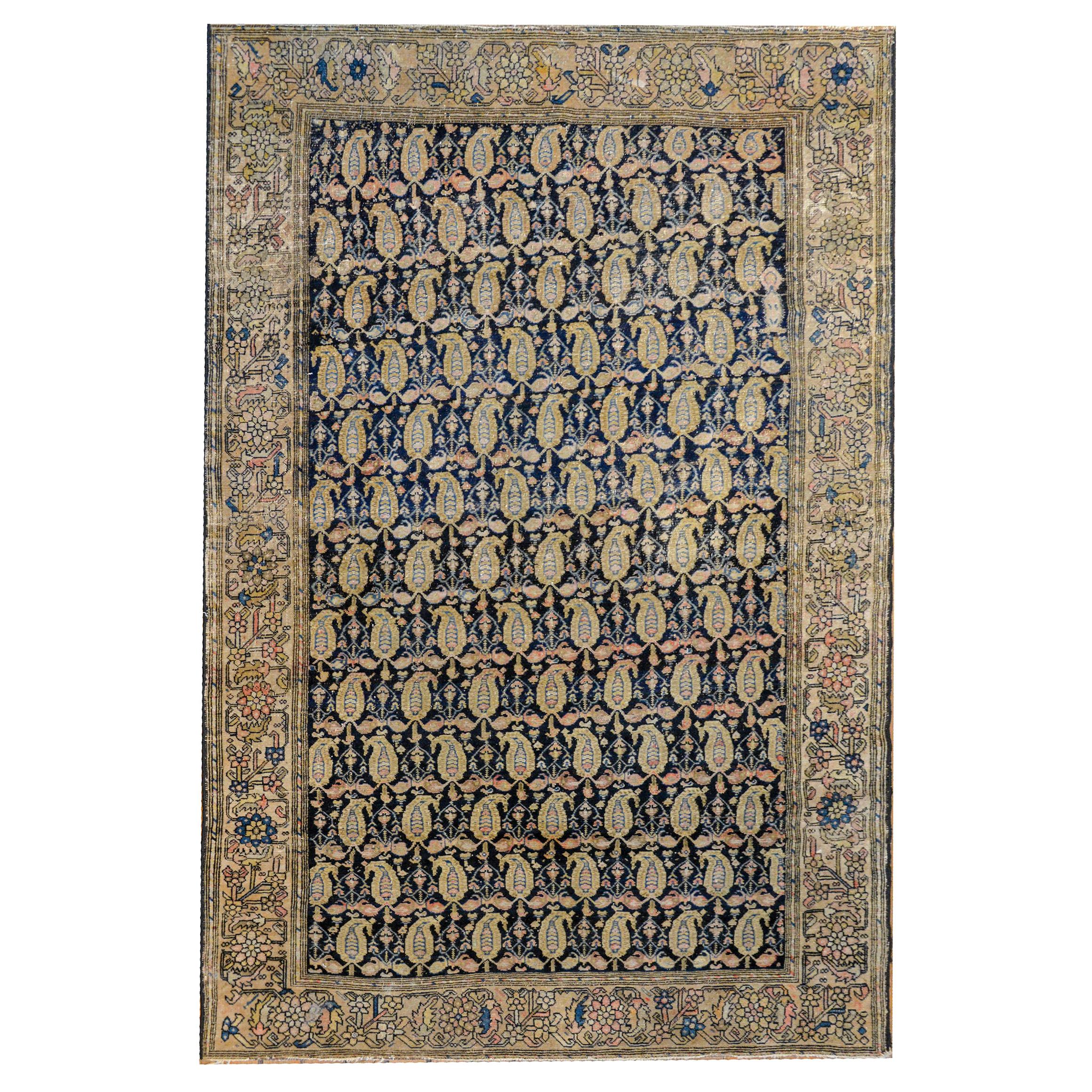 Wonderful Early 20th Century Malayer Rug For Sale