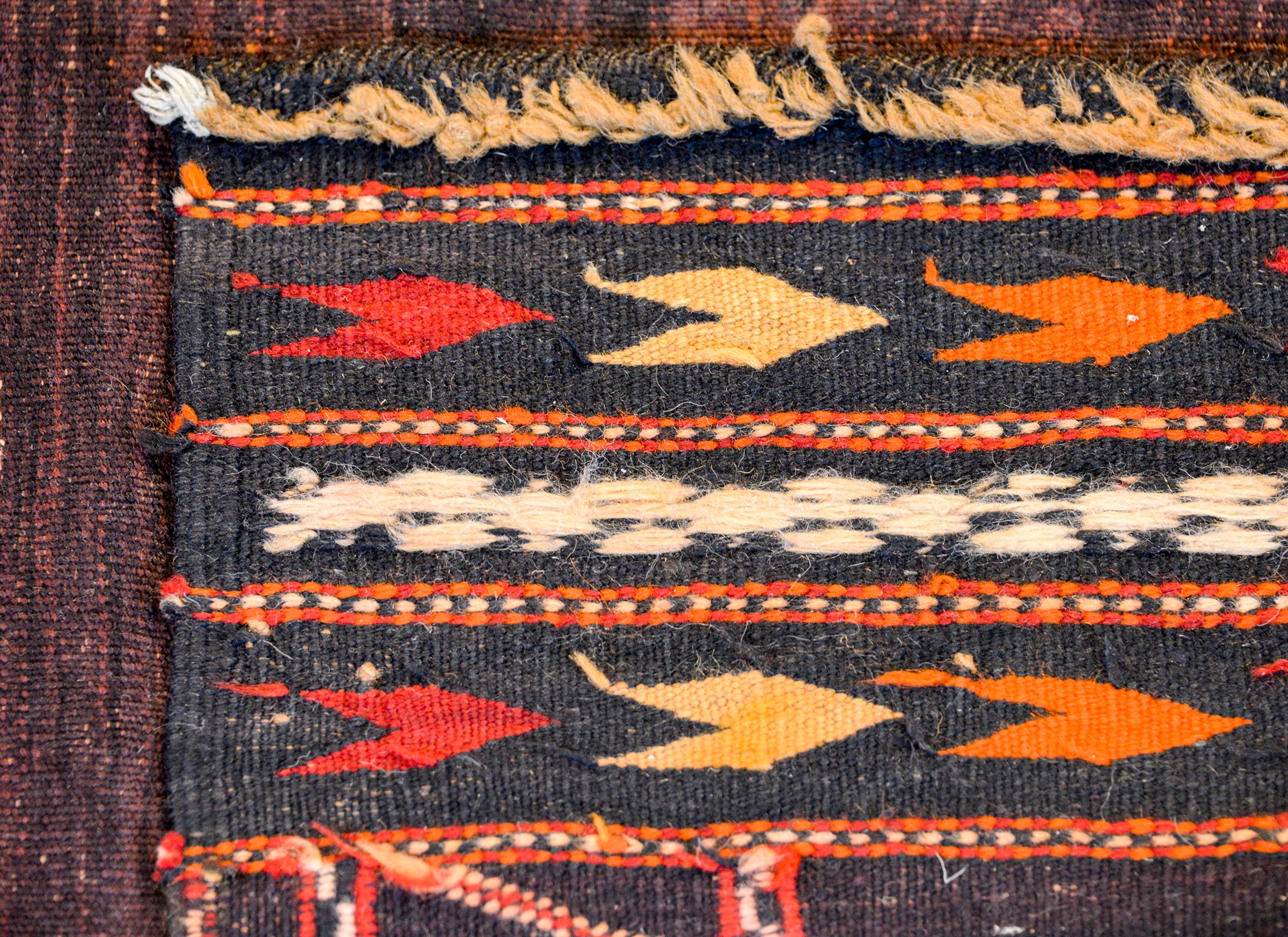 Wool Wonderful Early 20th Century Persian Baluch Rug