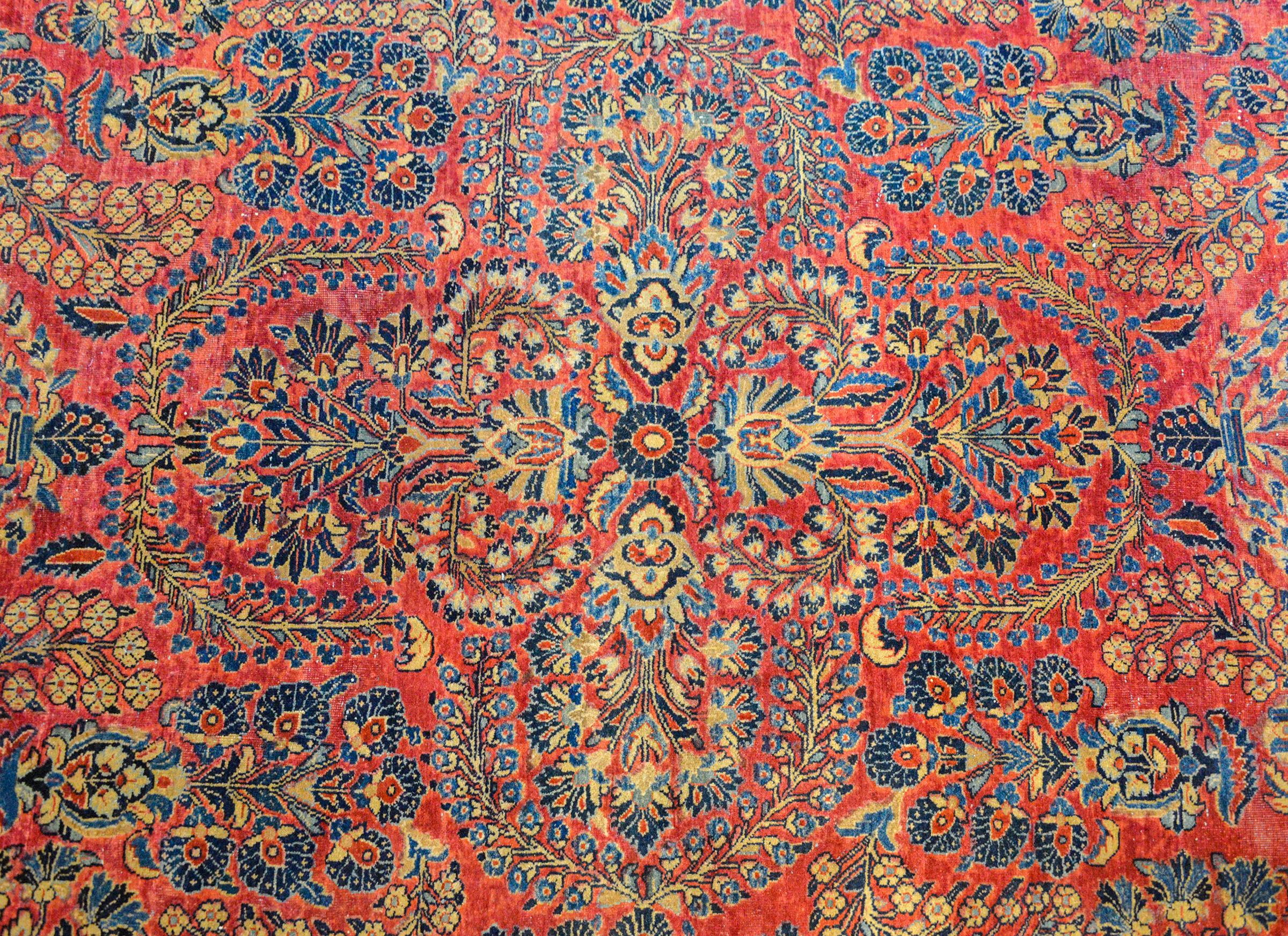 Sarouk Farahan Wonderful Early 20th Century Sarouk Rug