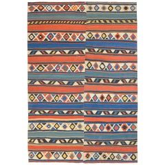 Wonderful Early 20th Century Shahsevan Kilim Rug