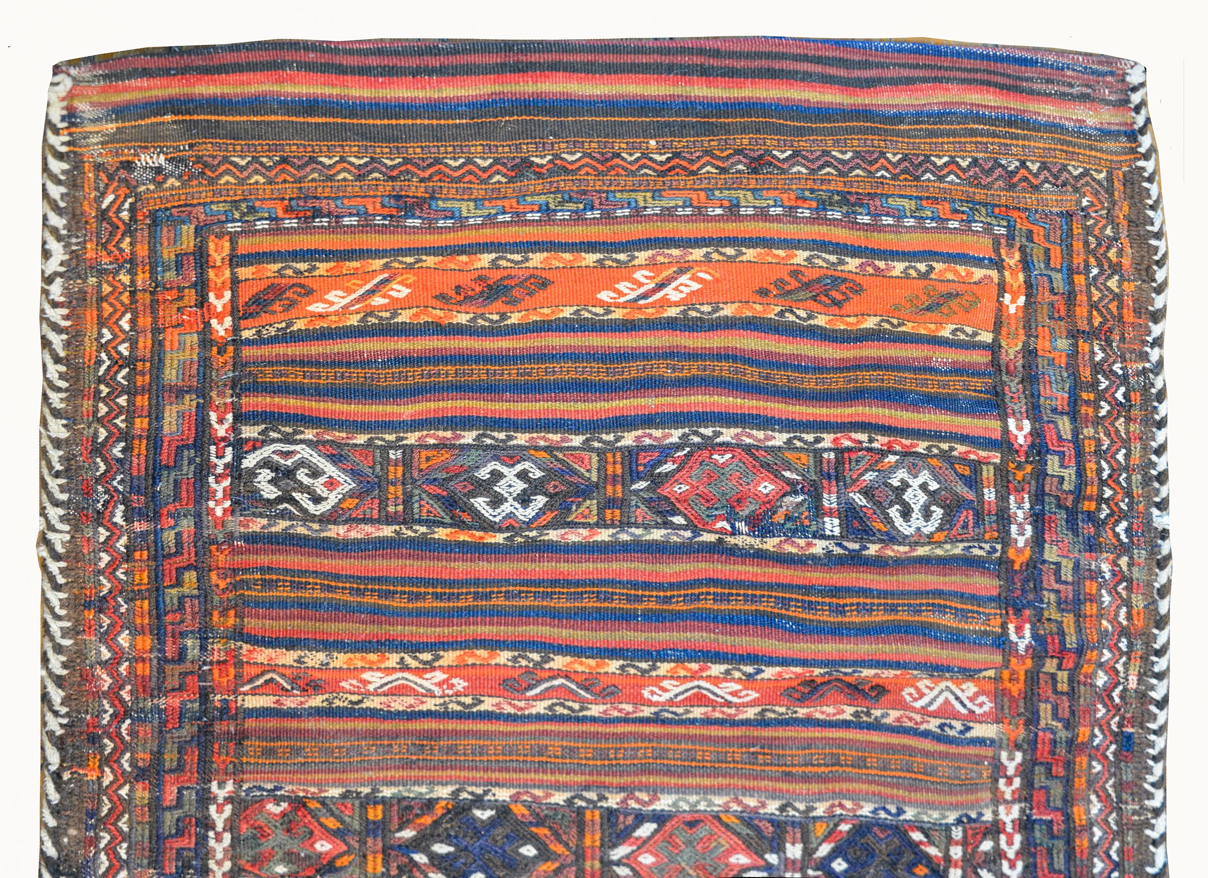 Persian Wonderful Early 20th Century Shahsevan Rug For Sale