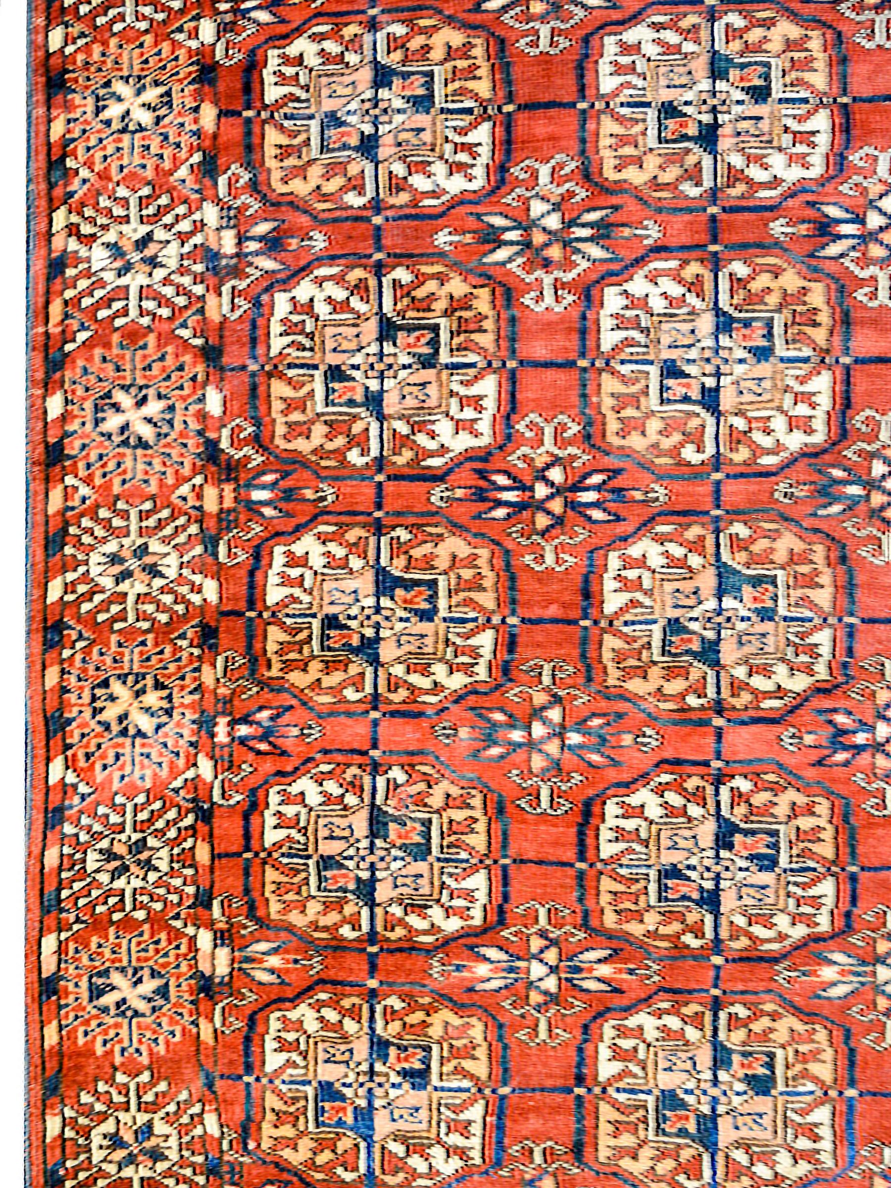 Persian Wonderful Early 20th Century Tekeh Rug For Sale
