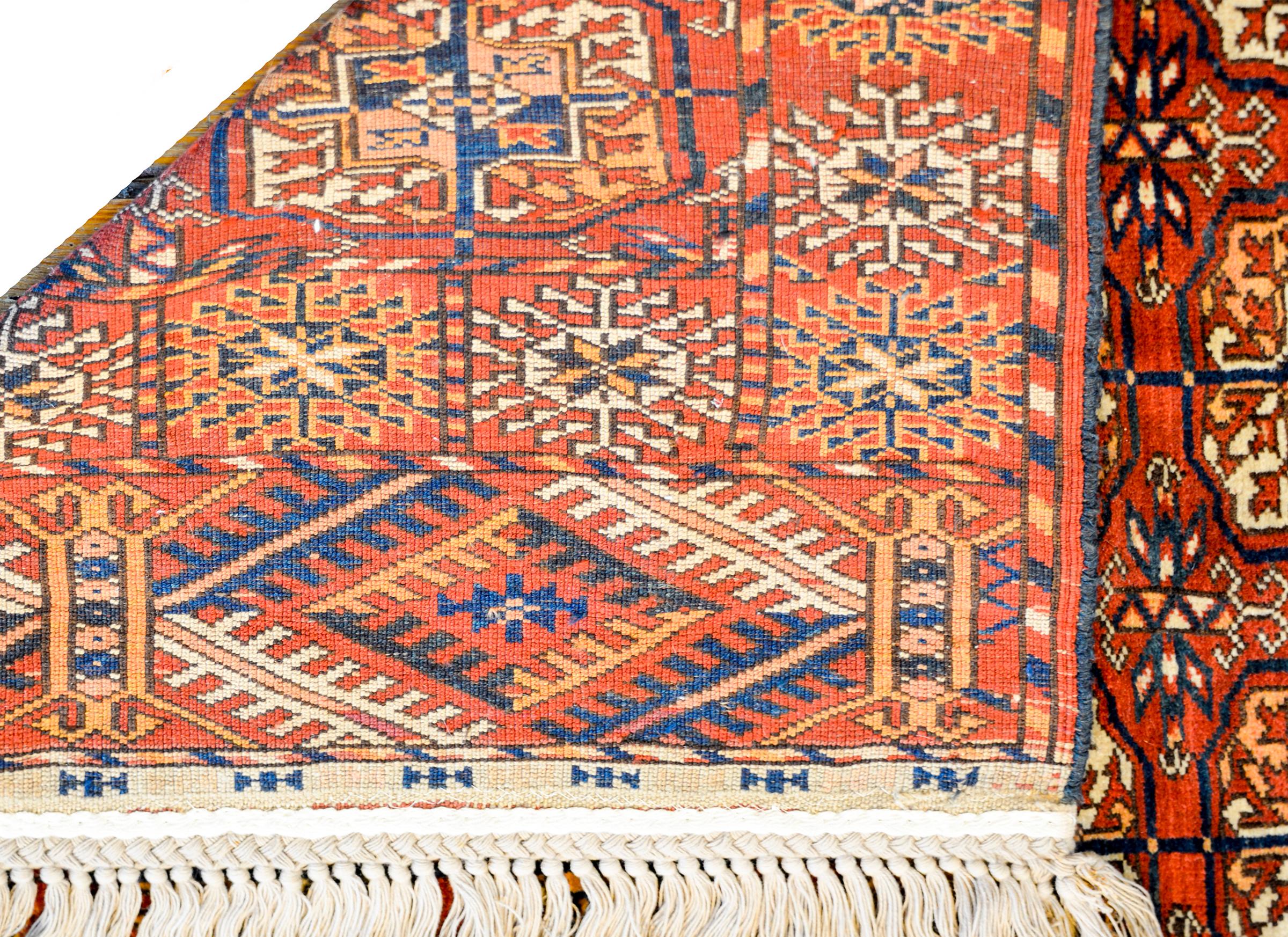 Mid-20th Century Wonderful Early 20th Century Tekeh Rug For Sale