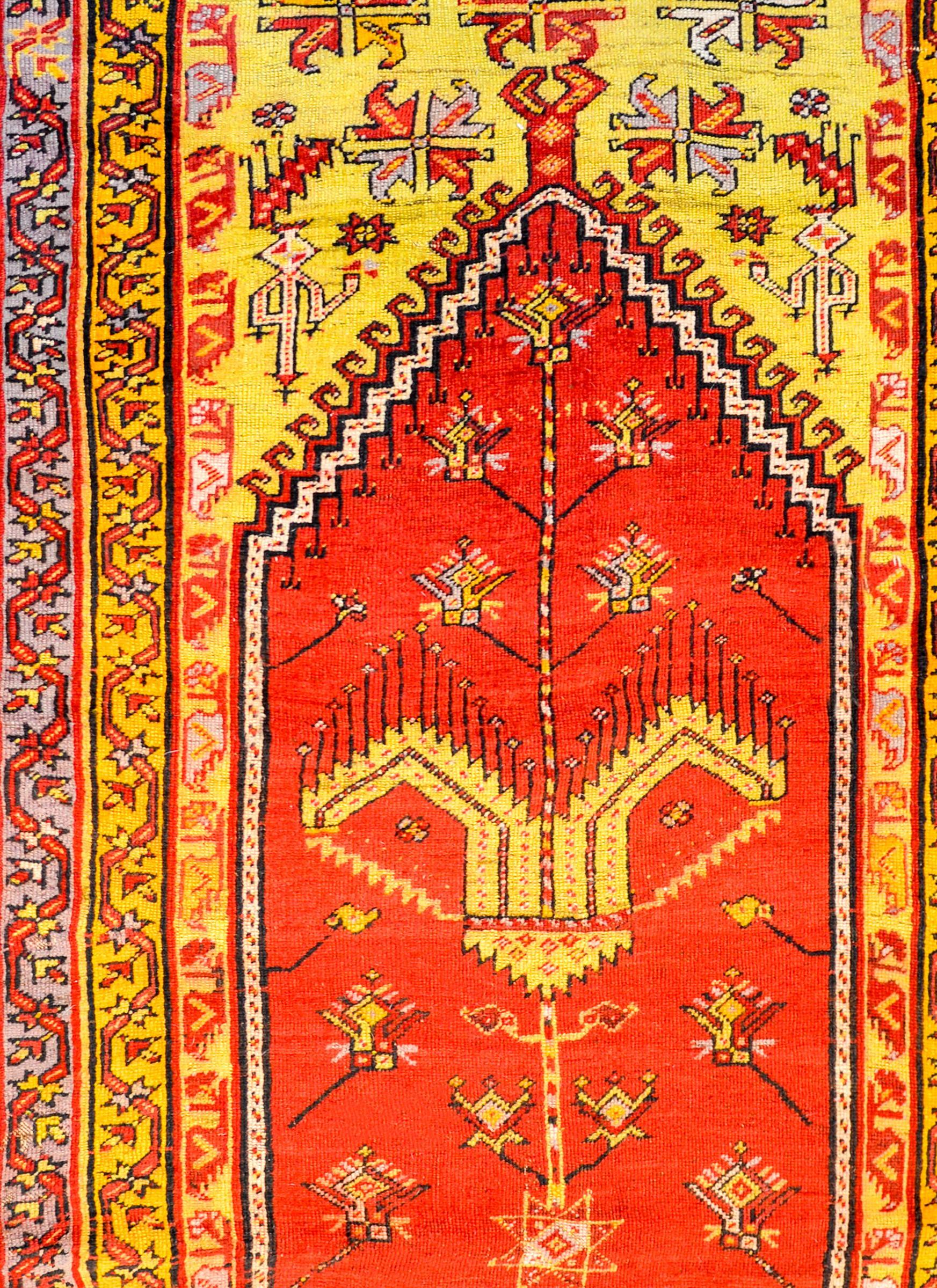 Tribal Wonderful Early 20th Century Turkish Prayer Rug For Sale