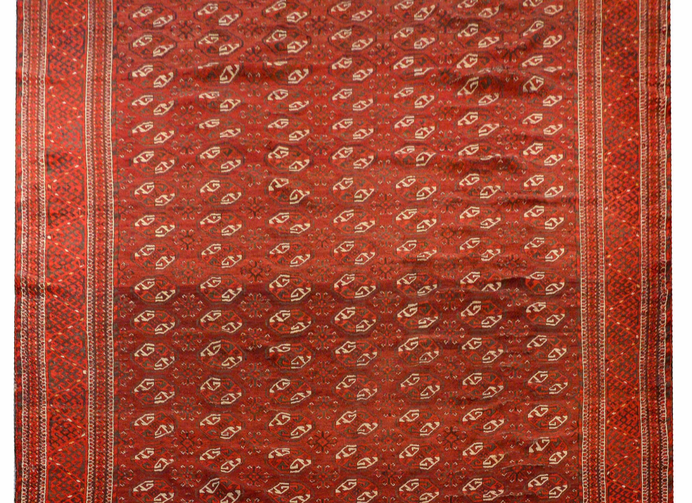 Tribal Wonderful Early 20th Century Turkomen Rug For Sale