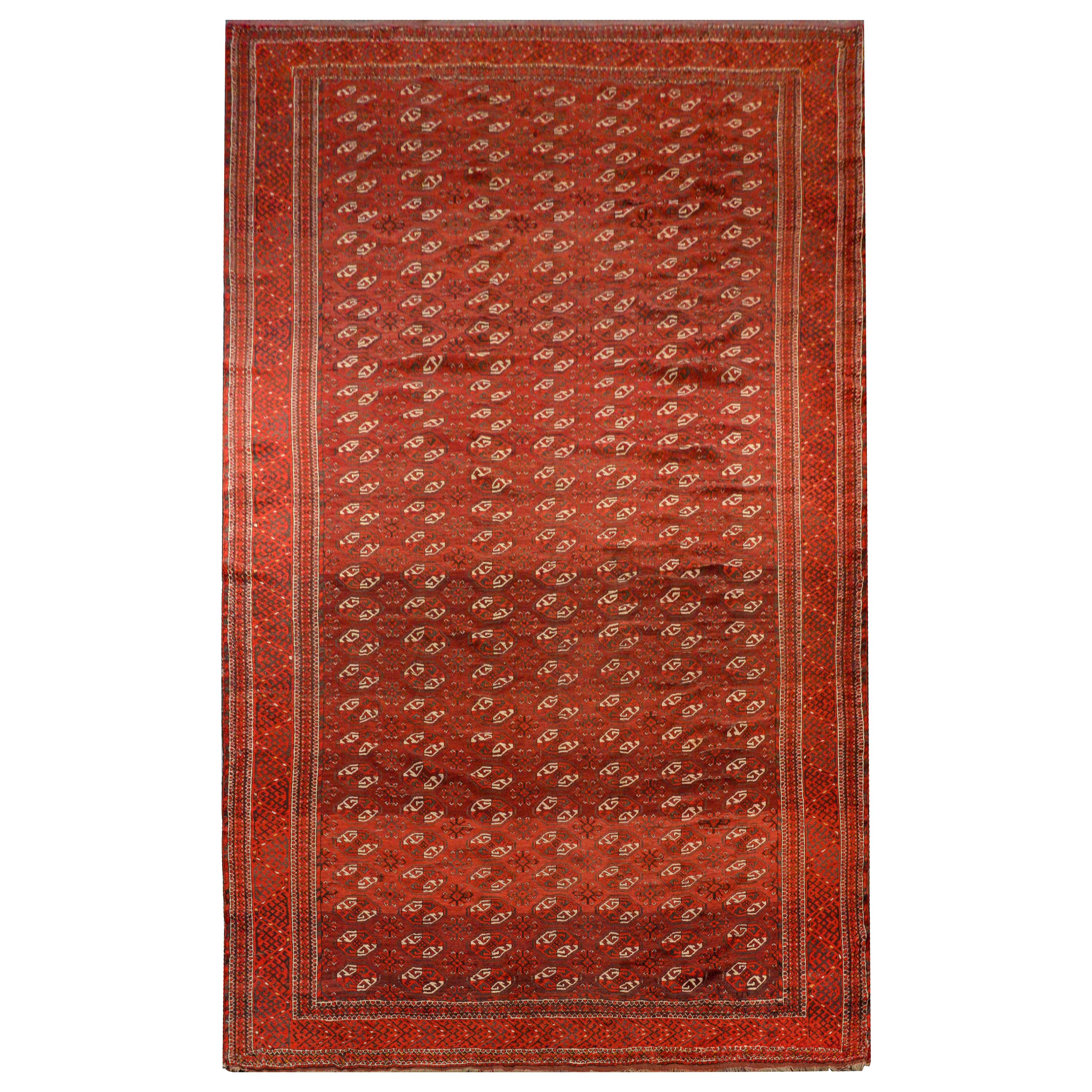Wonderful Early 20th Century Turkomen Rug For Sale