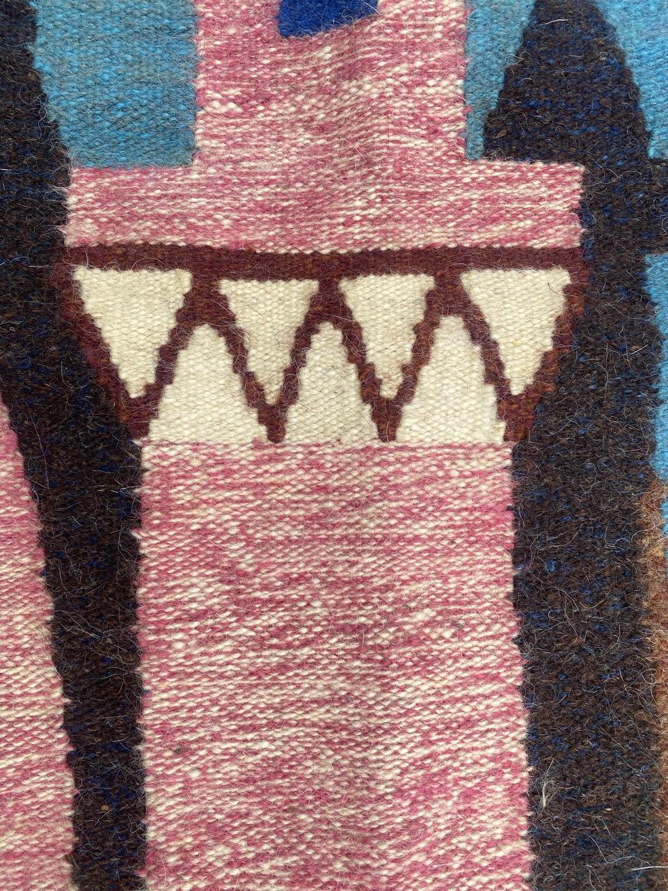 Merveilleuse tapisserie égyptienne vintage de Bobyrug en vente 2